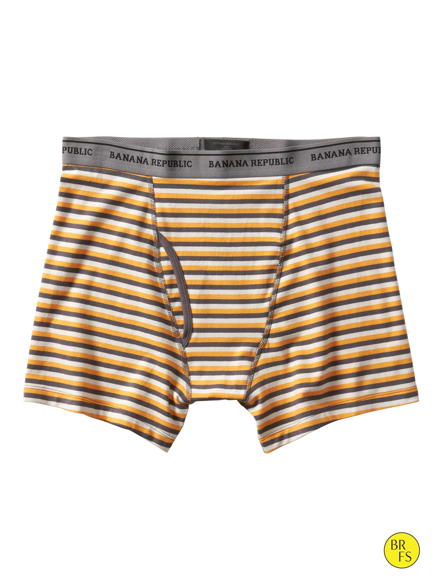 Banana Republic Factory TripleStripe Boxer Brief in Orange for Men