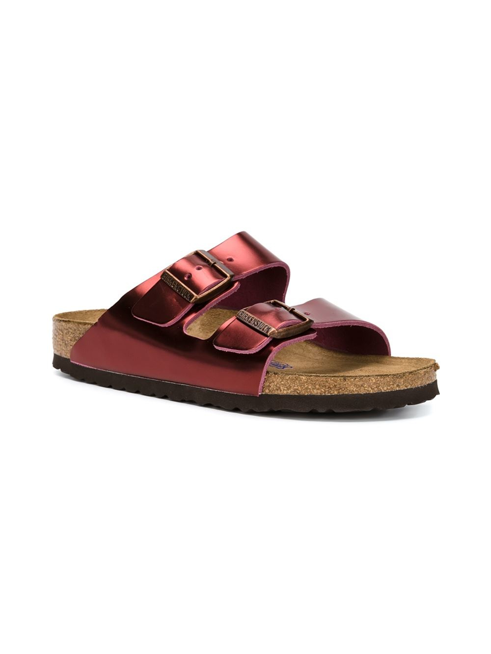 womens red birkenstock