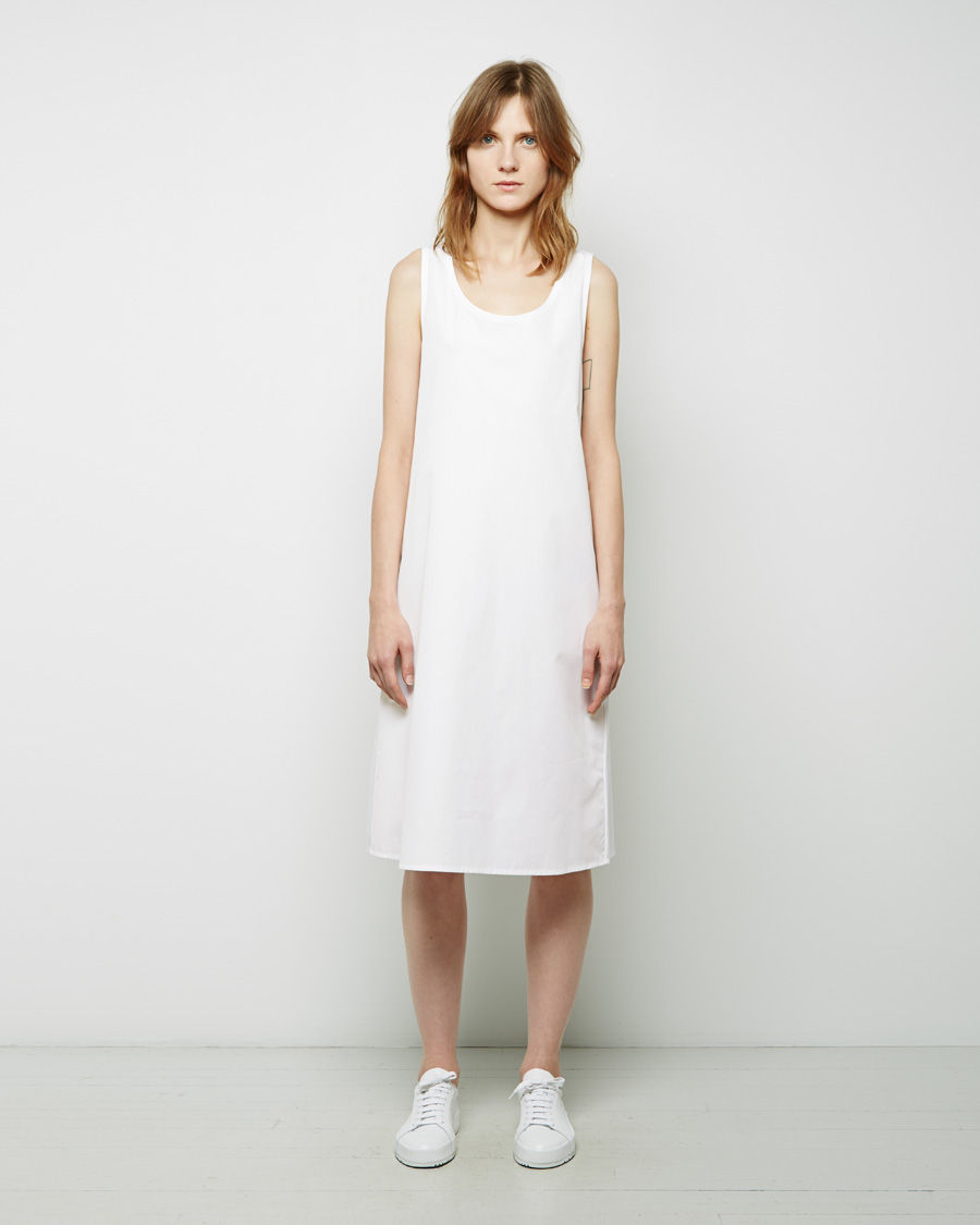 Lyst Jil Sander Tucano Slip Dress In White Gallery