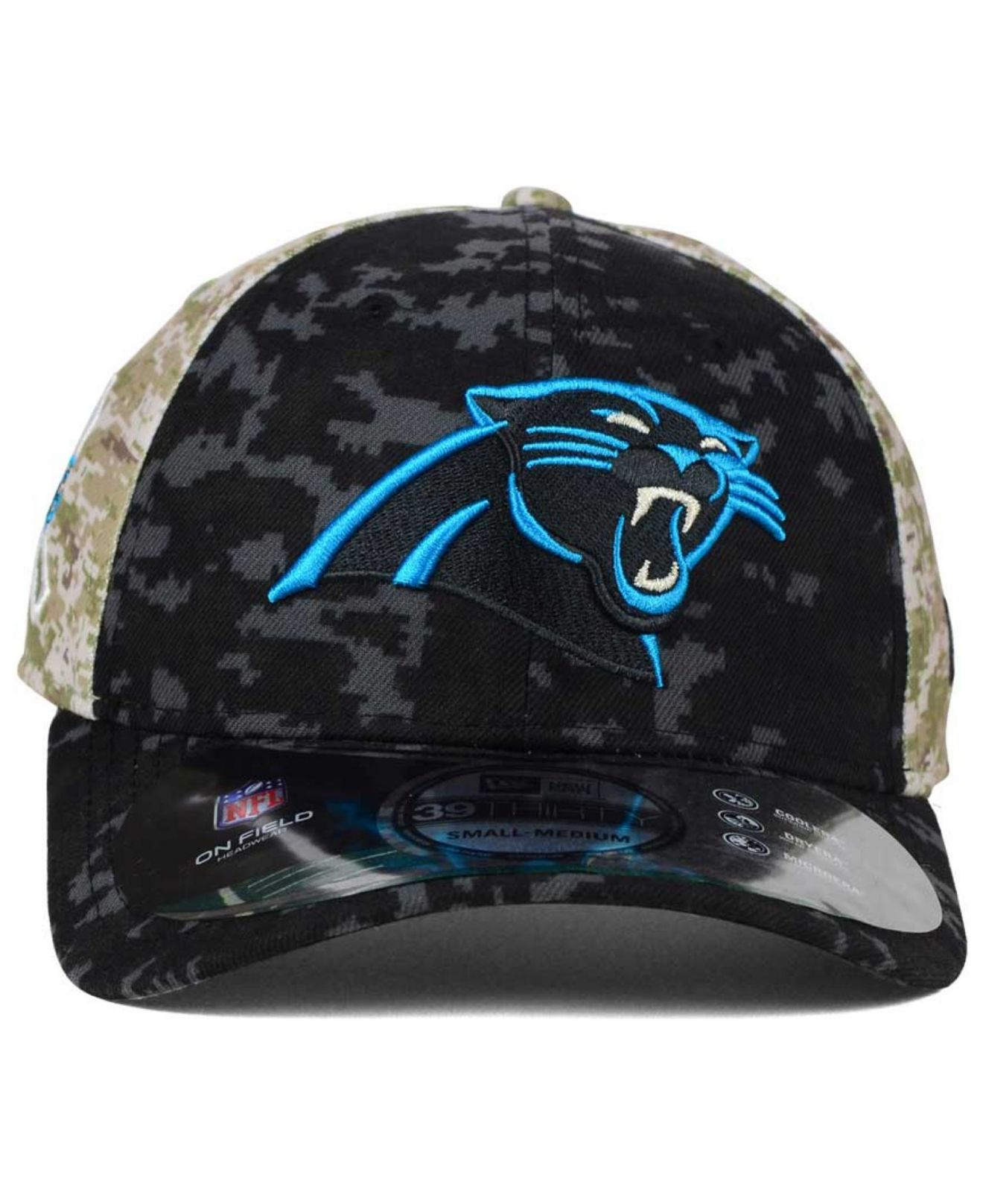 carolina panthers salute to service hat