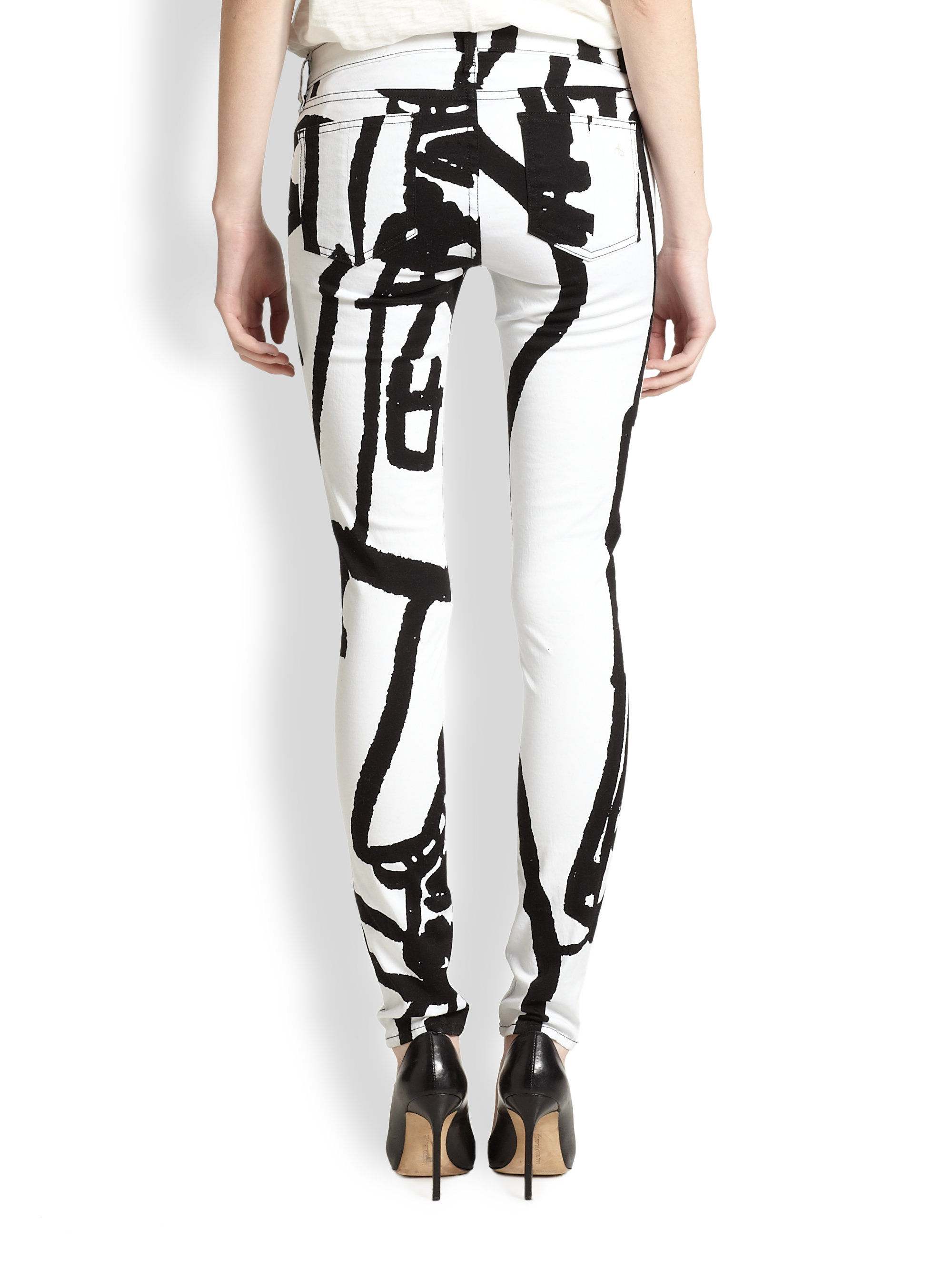 rag and bone black legging jeans
