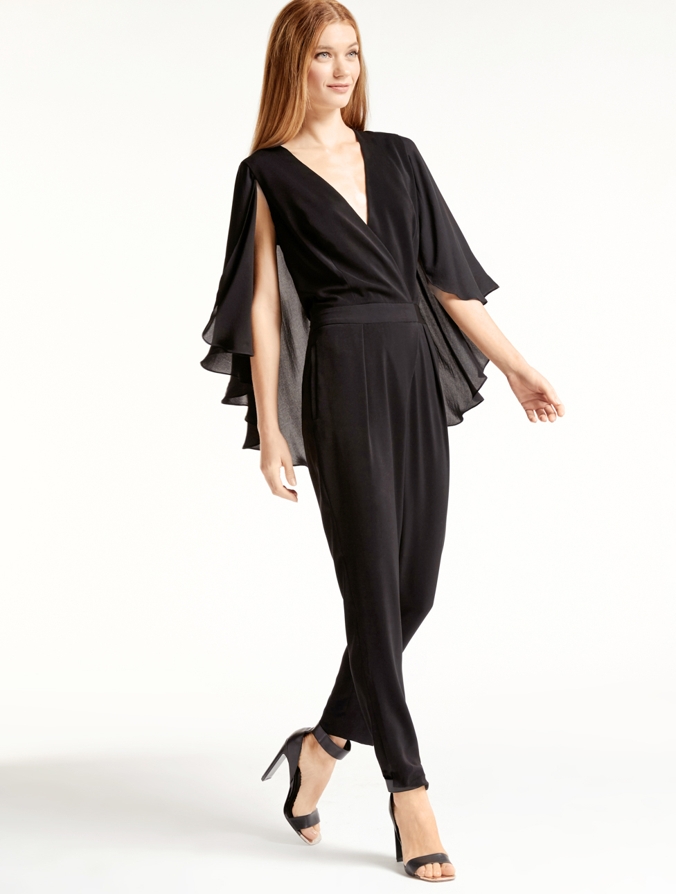 black flowy jumpsuit