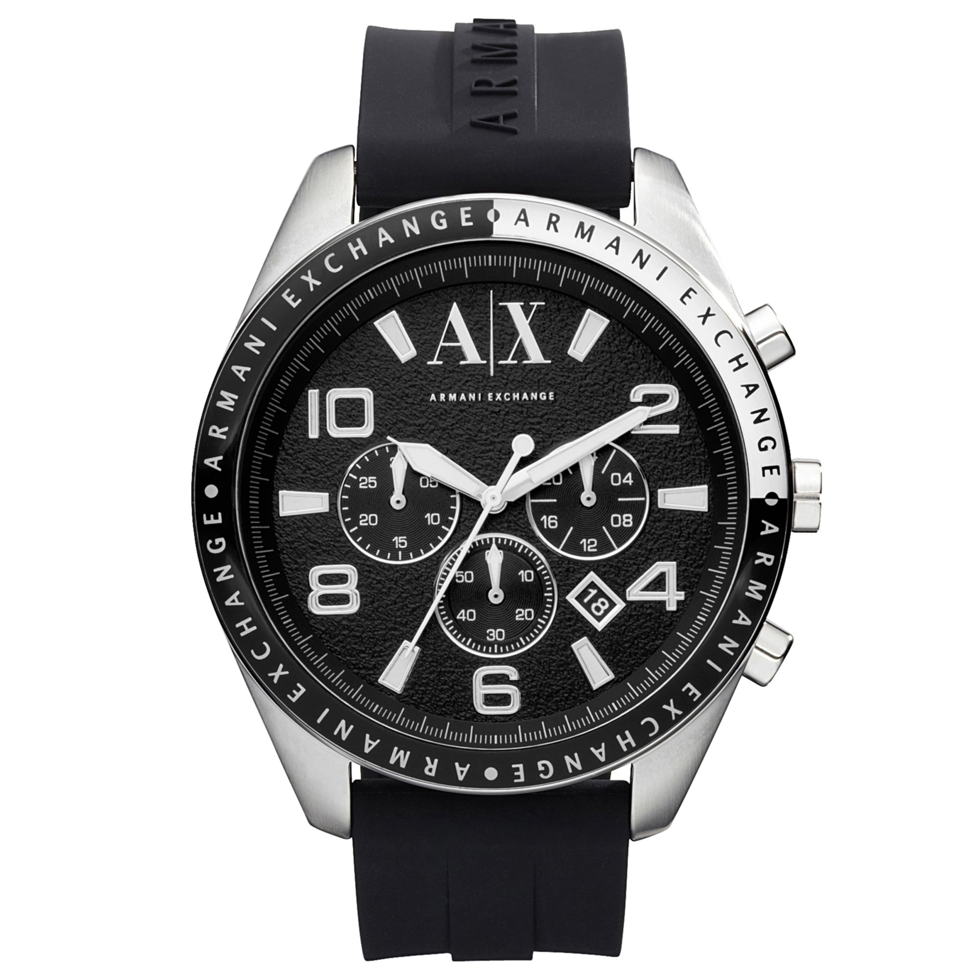 Armani Exchange Ax Armani Exchange Watch Mens Chronograph Black ...