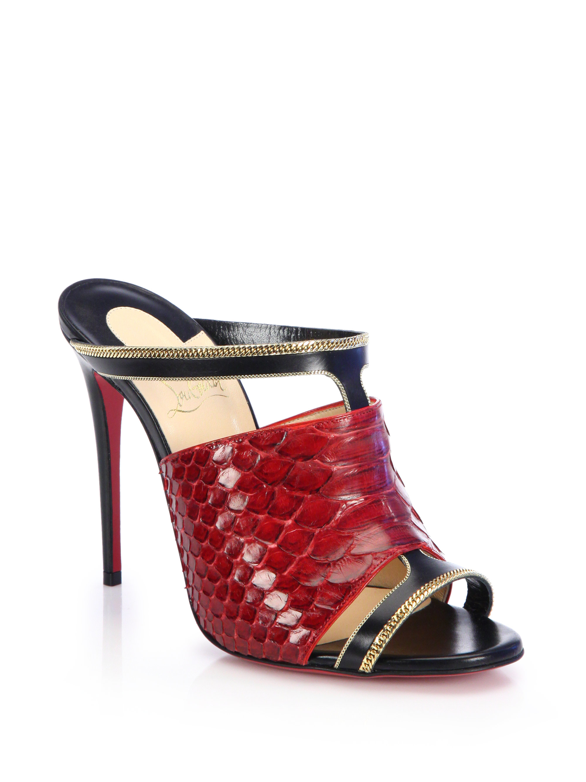 christian louboutin red sandals