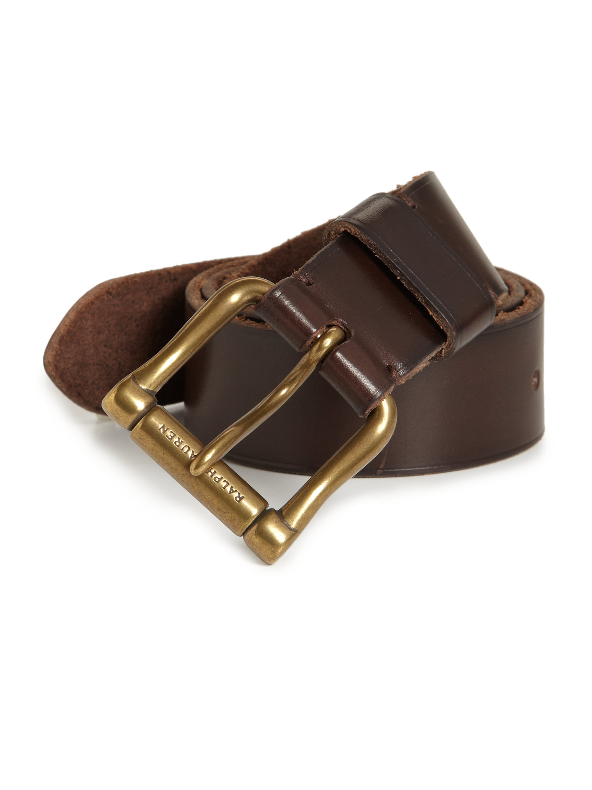 Pink pony Chunky Roller Ball Buckle Belt in Brown Lyst