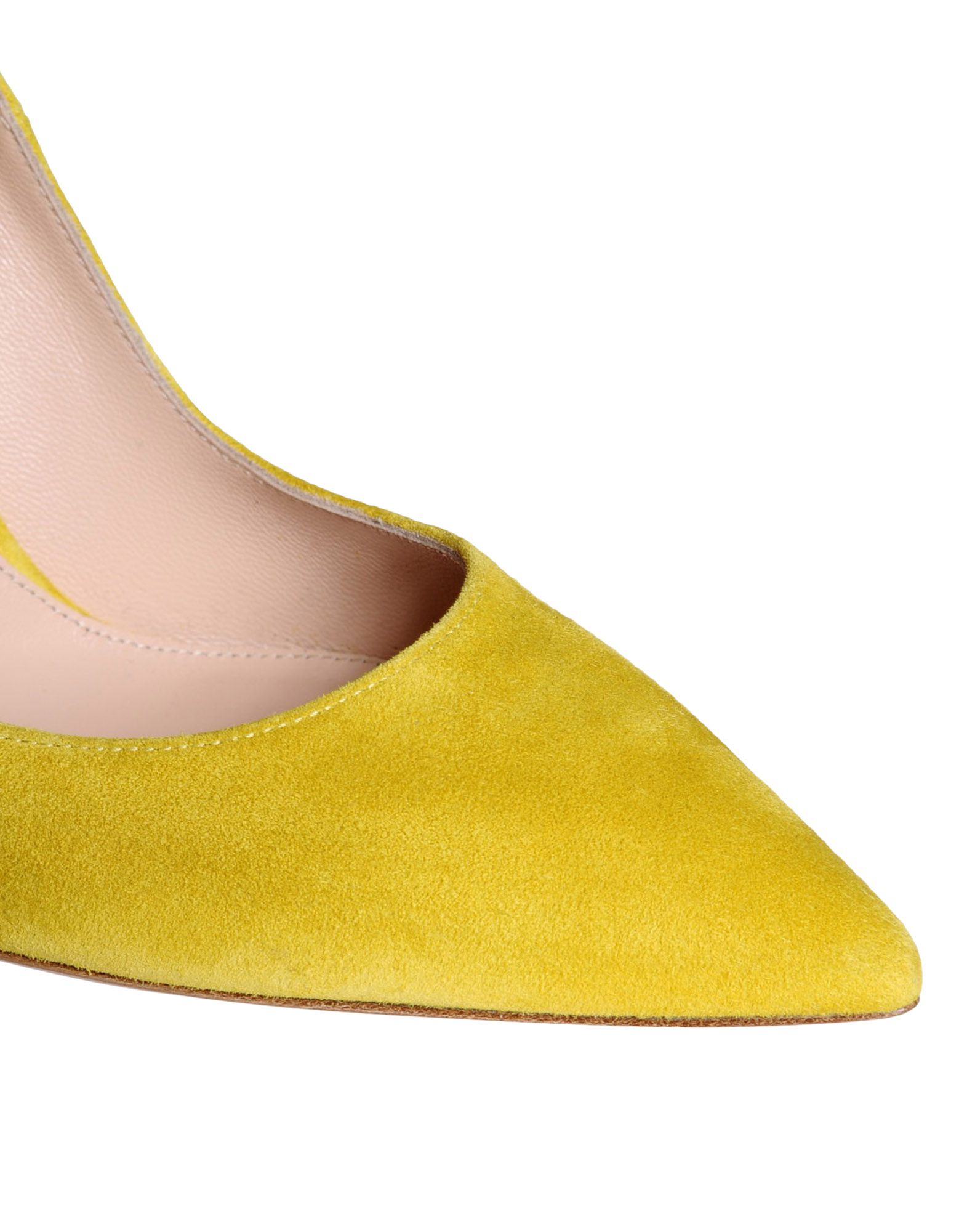 gianvito rossi yellow pumps