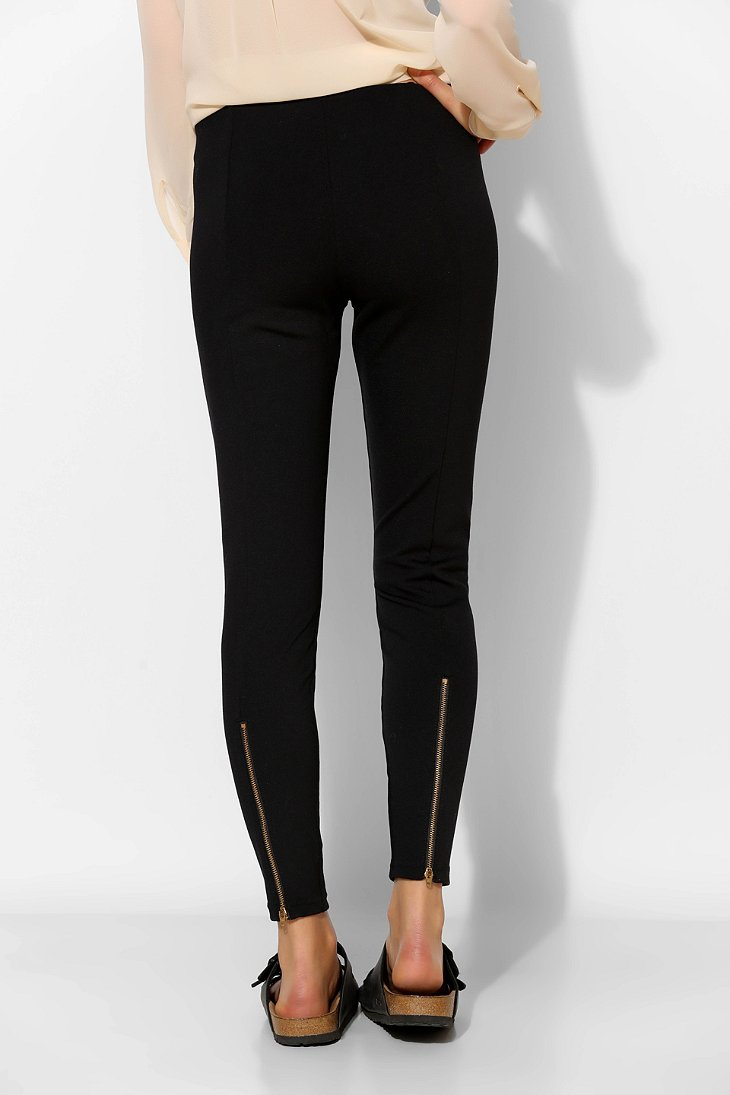 ankle zip leggings