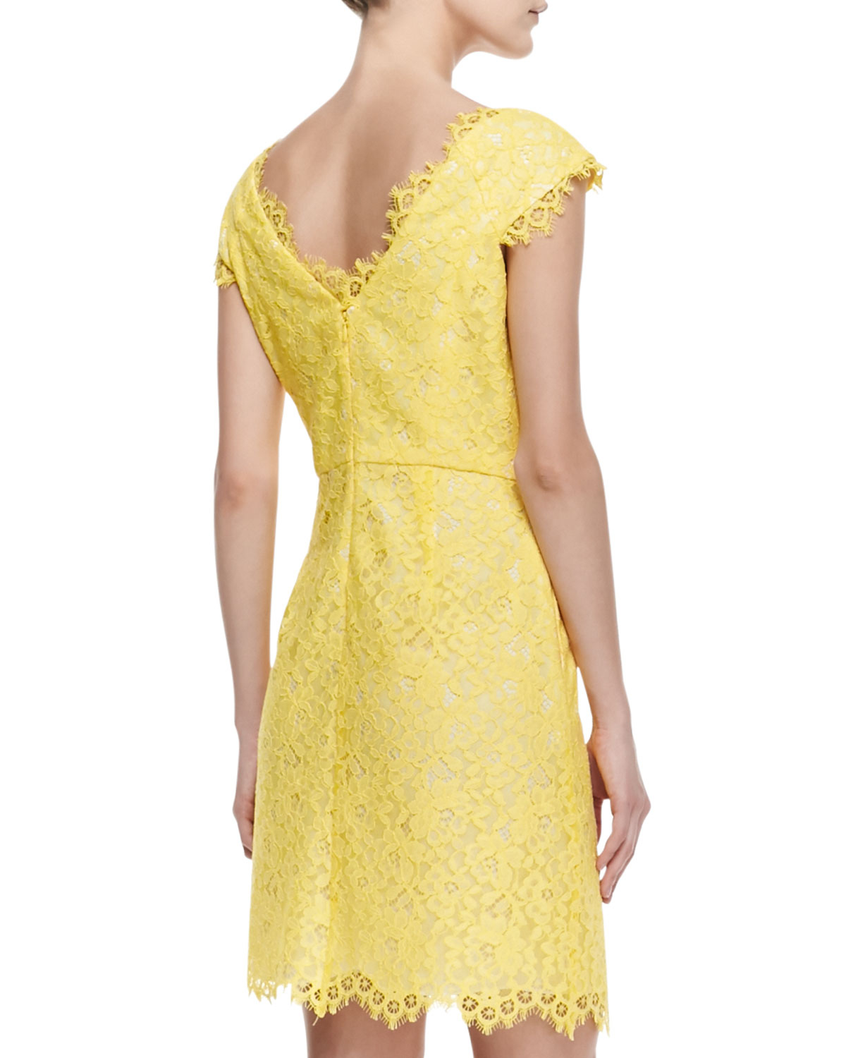 shoshanna yellow dress