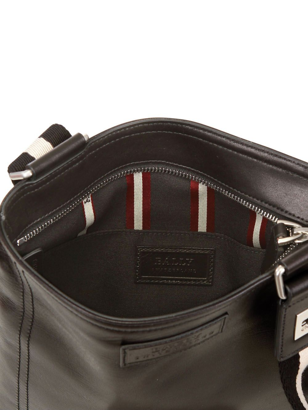 Bally Leather Crossbody Bag in Black - Lyst