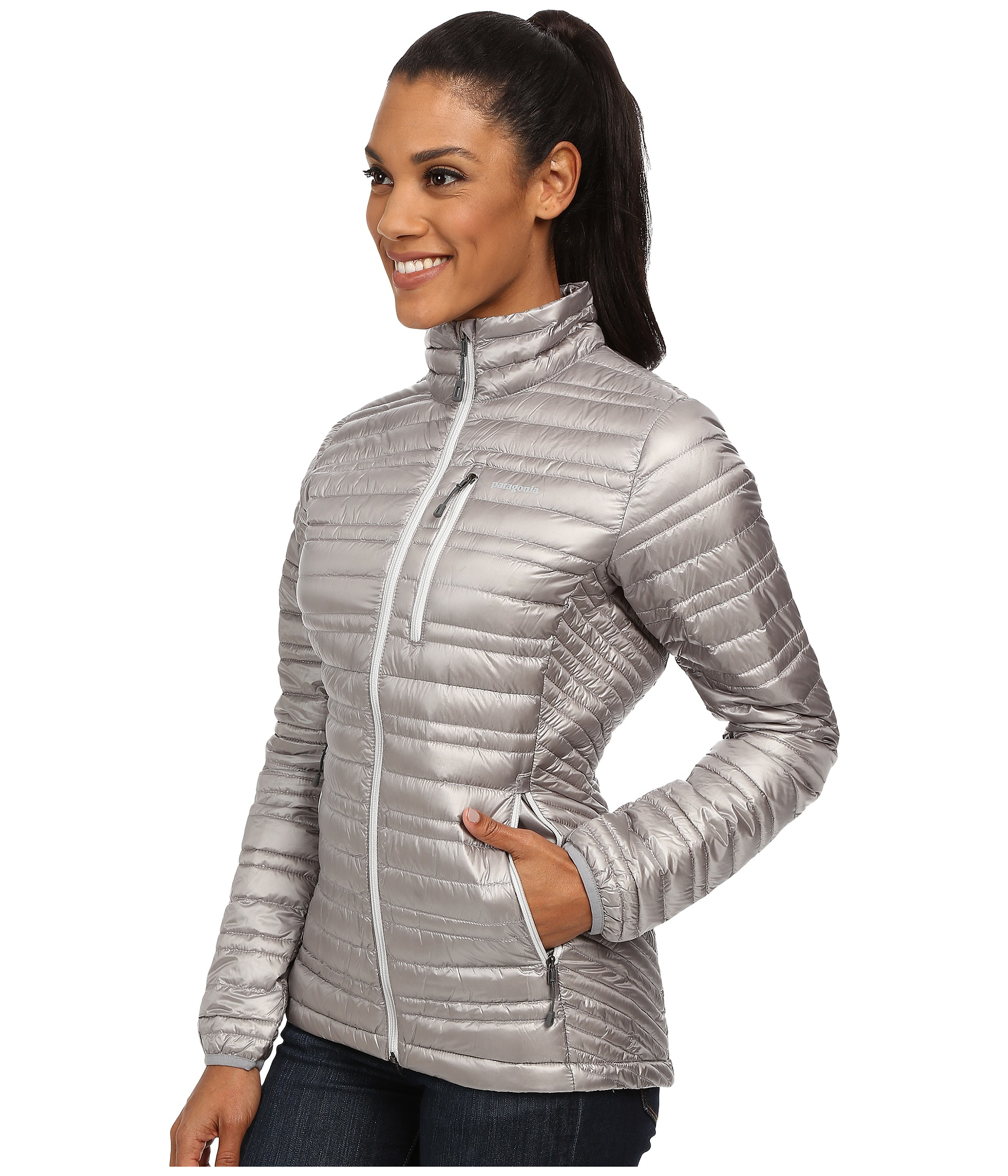 Download Lyst - Patagonia Ultralight Down Jacket in Metallic