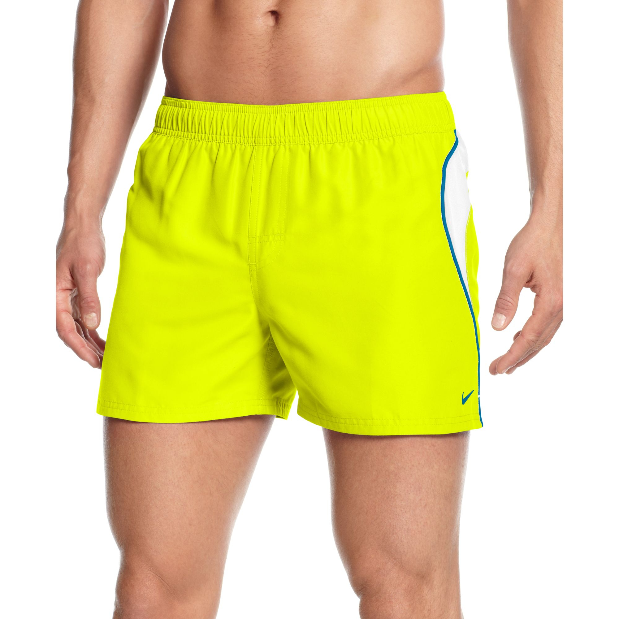 Nike Racer Splice 4 Volley Swim Shorts in Green for Men - Lyst