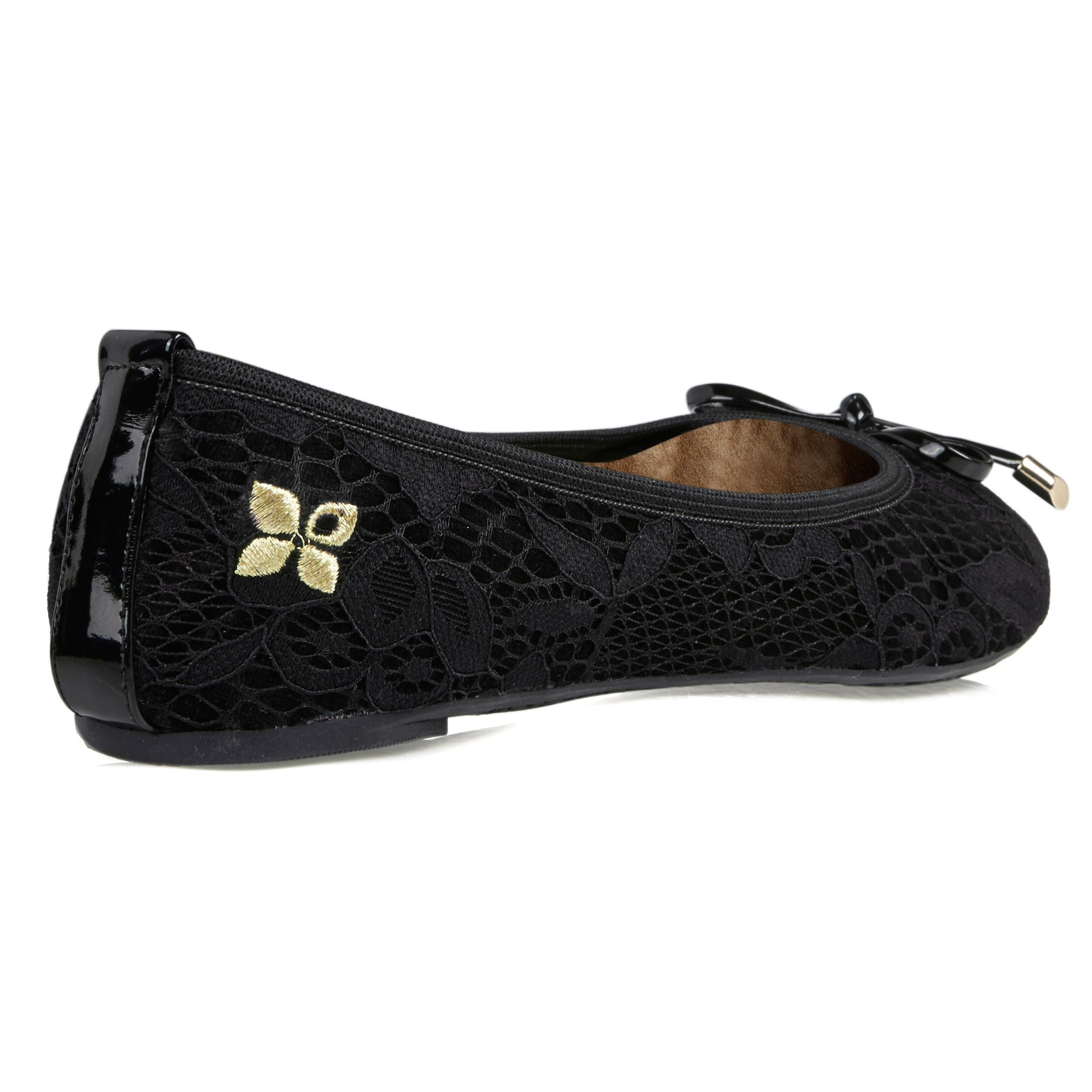 black ballerina shoes uk