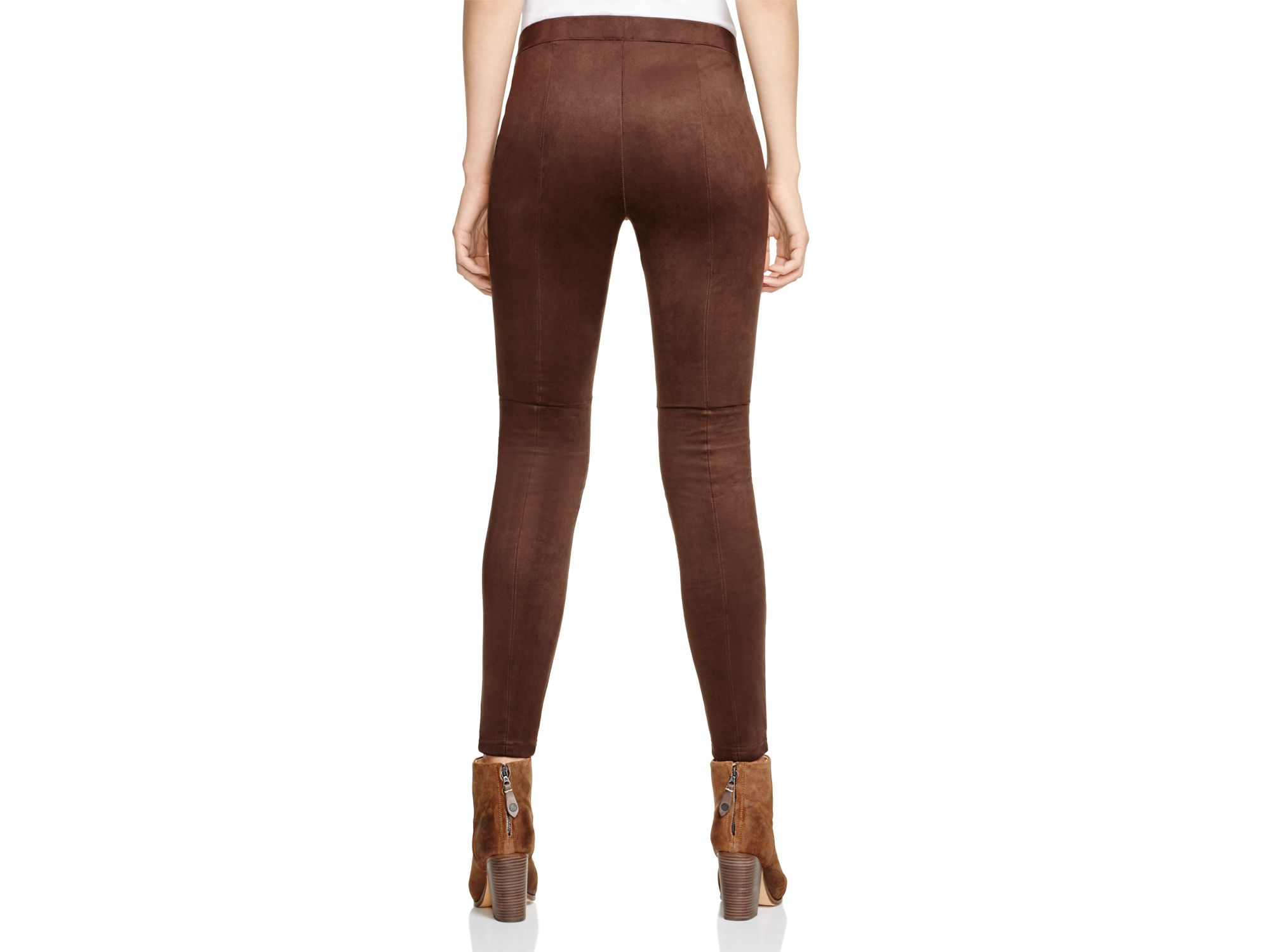 Hue Ultra Suede Leggings in Espresso 