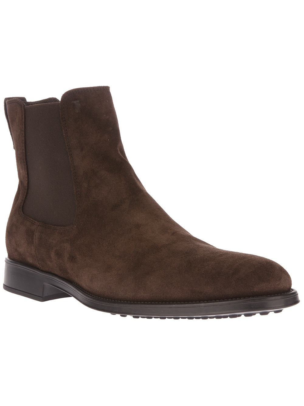 shiny brown boots