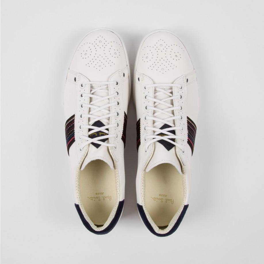 Paul Smith Men's White Leather 'rabbit' Trainers With Navy Suede Trims for  Men - Lyst