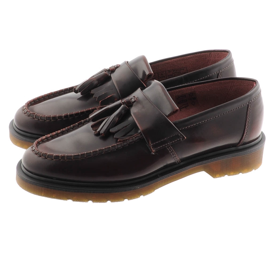 Dr. Martens Leather Dr Martens Adrian Shoes Cherry in Red for Men - Lyst