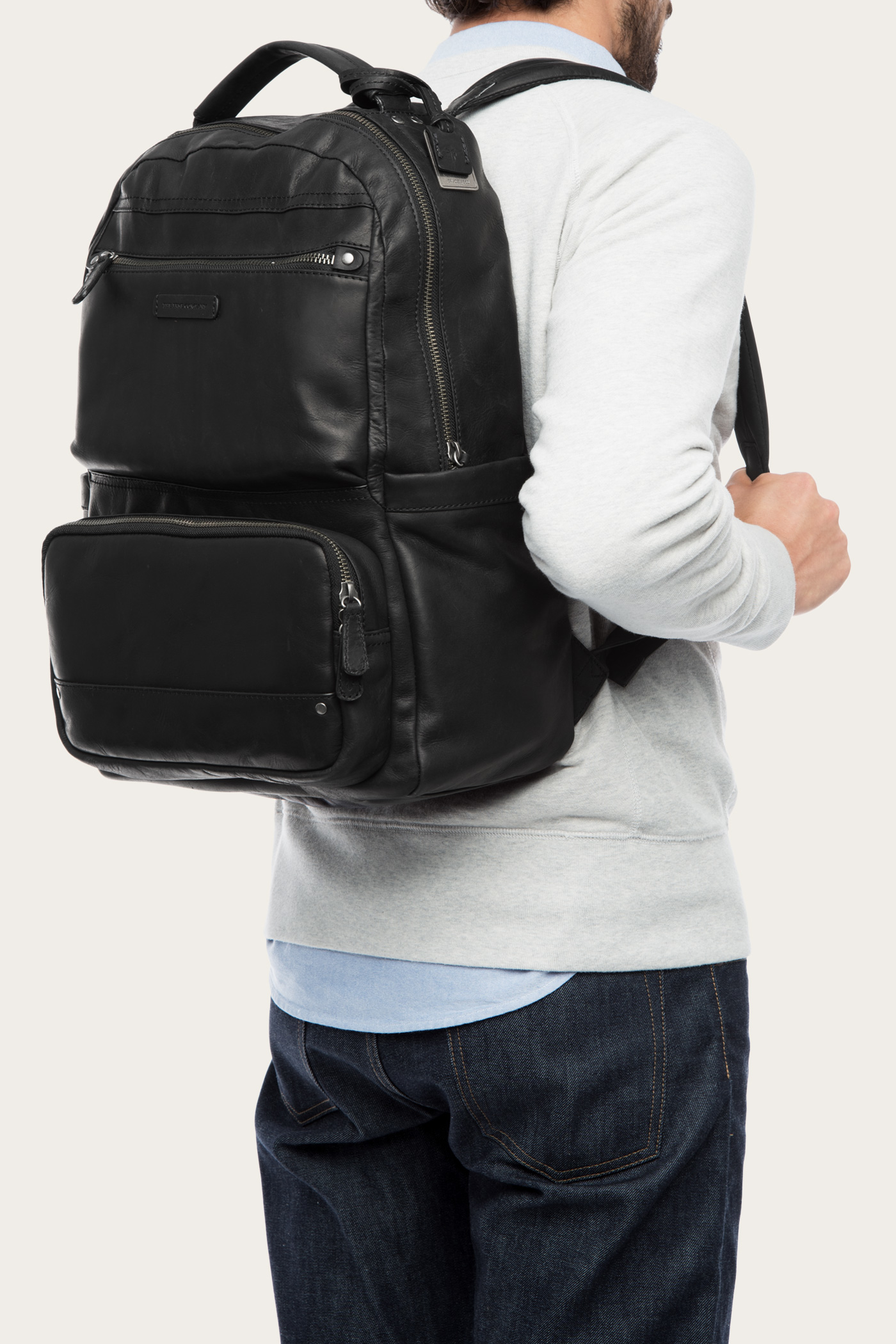 frye logan backpack review