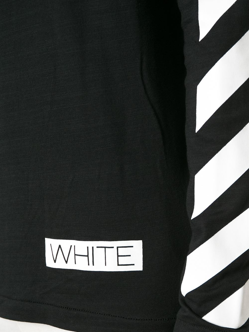 Off White c o Virgil Abloh Striped Sweater in Black for Men Lyst