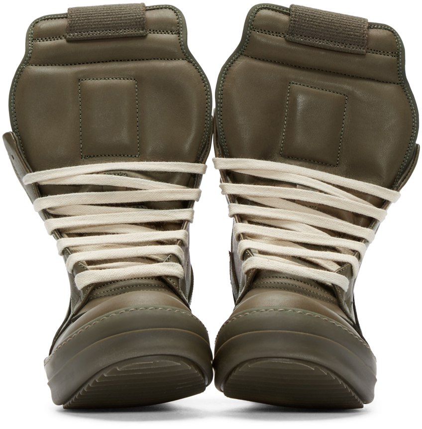 Rick Owens Green Geobasket High-top 