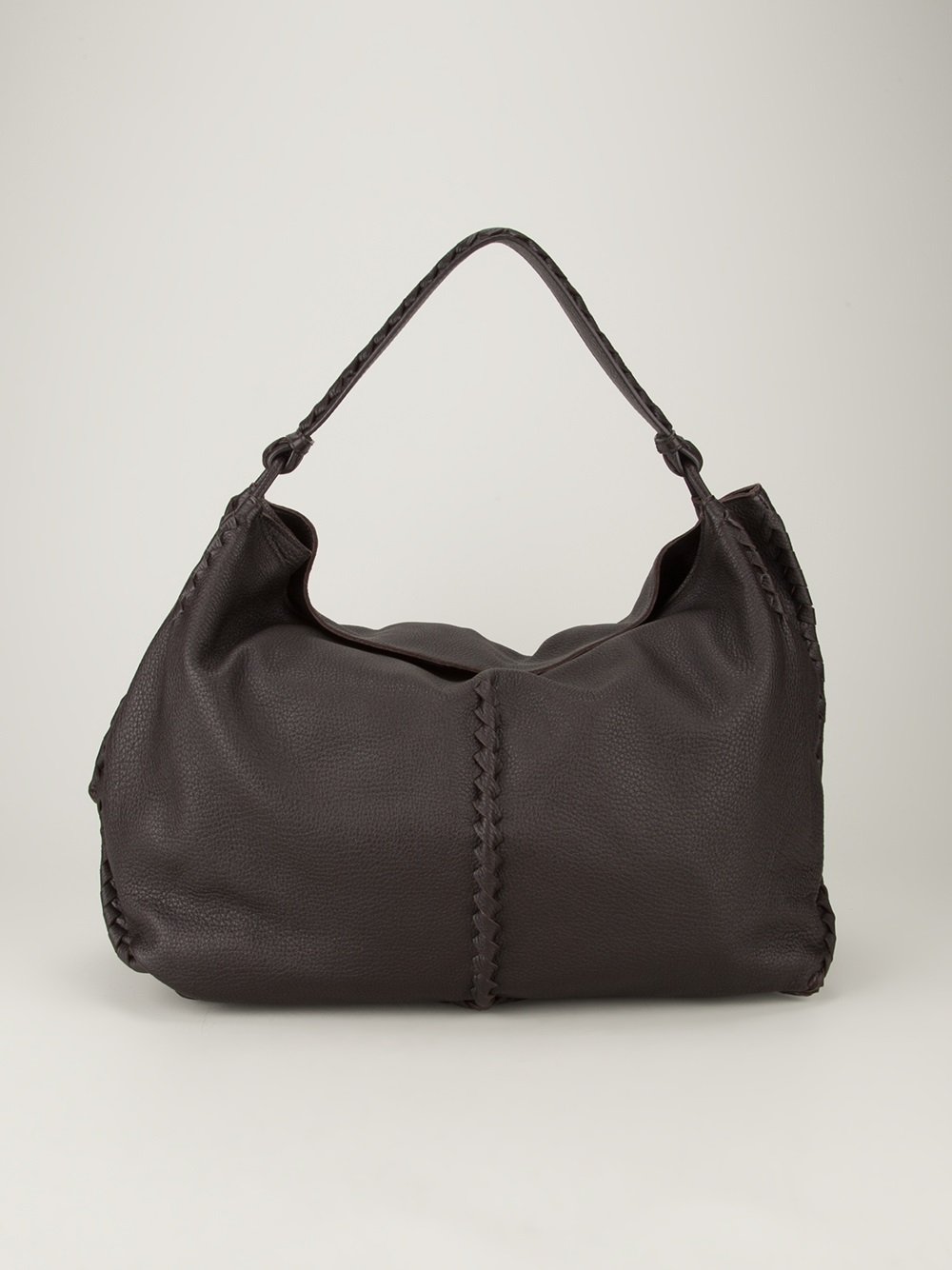 Bottega Veneta Cervo Large Hobo Bag in Brown