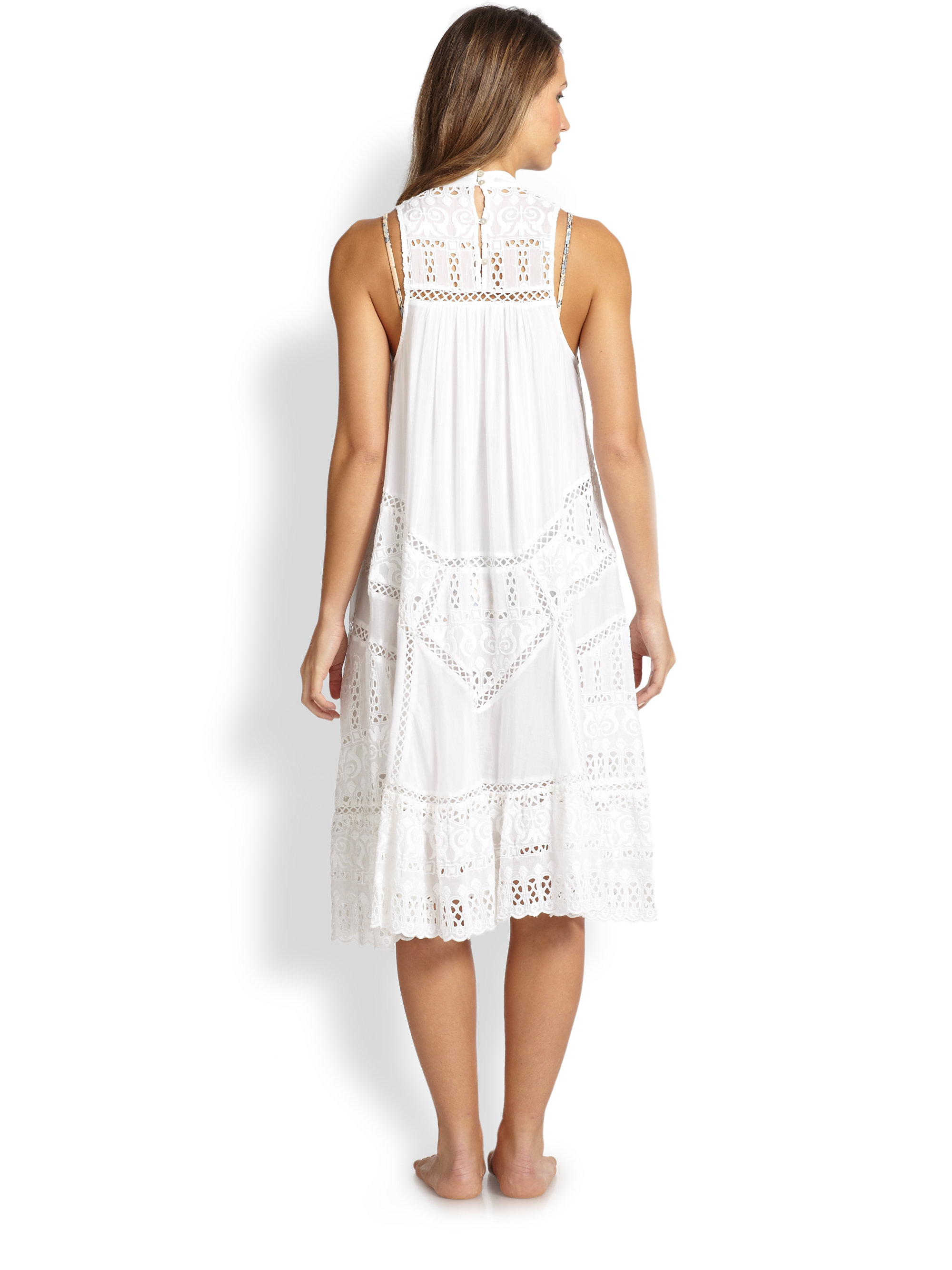 Silk Smocked Dress