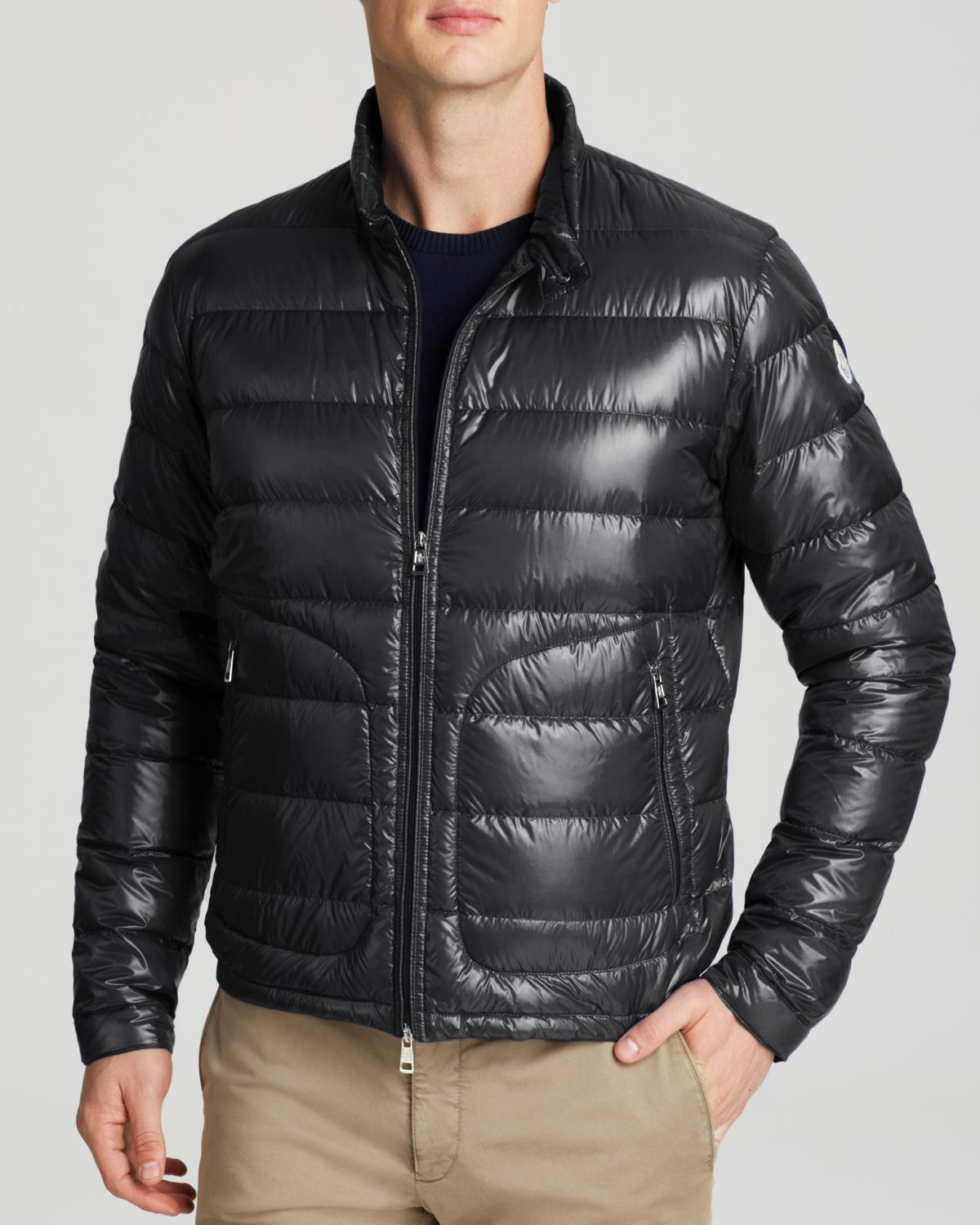 Moncler Acorus Down Jacket in Graphite (Gray) for Men - Lyst