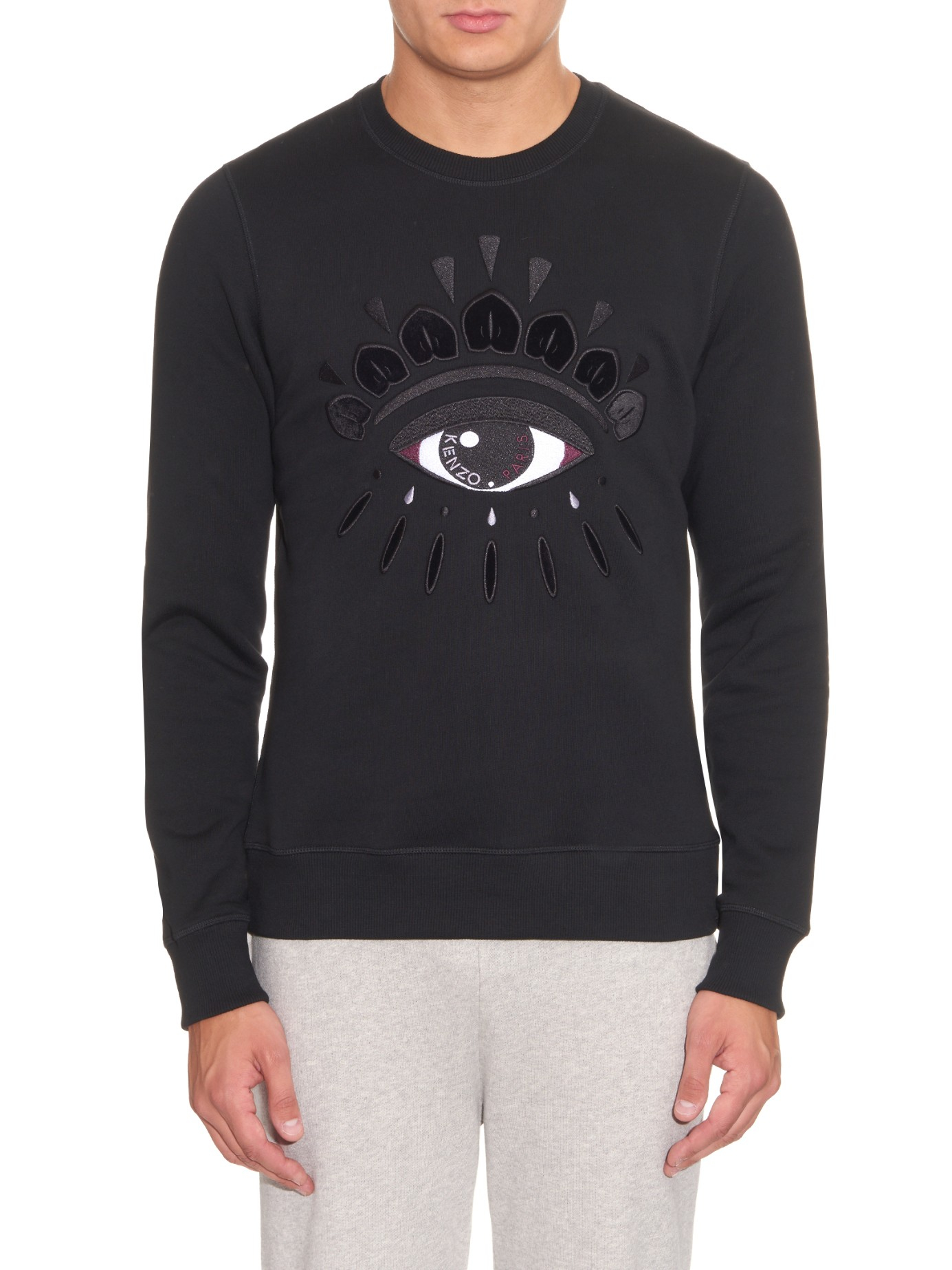 kenzo eye sweatshirt mens