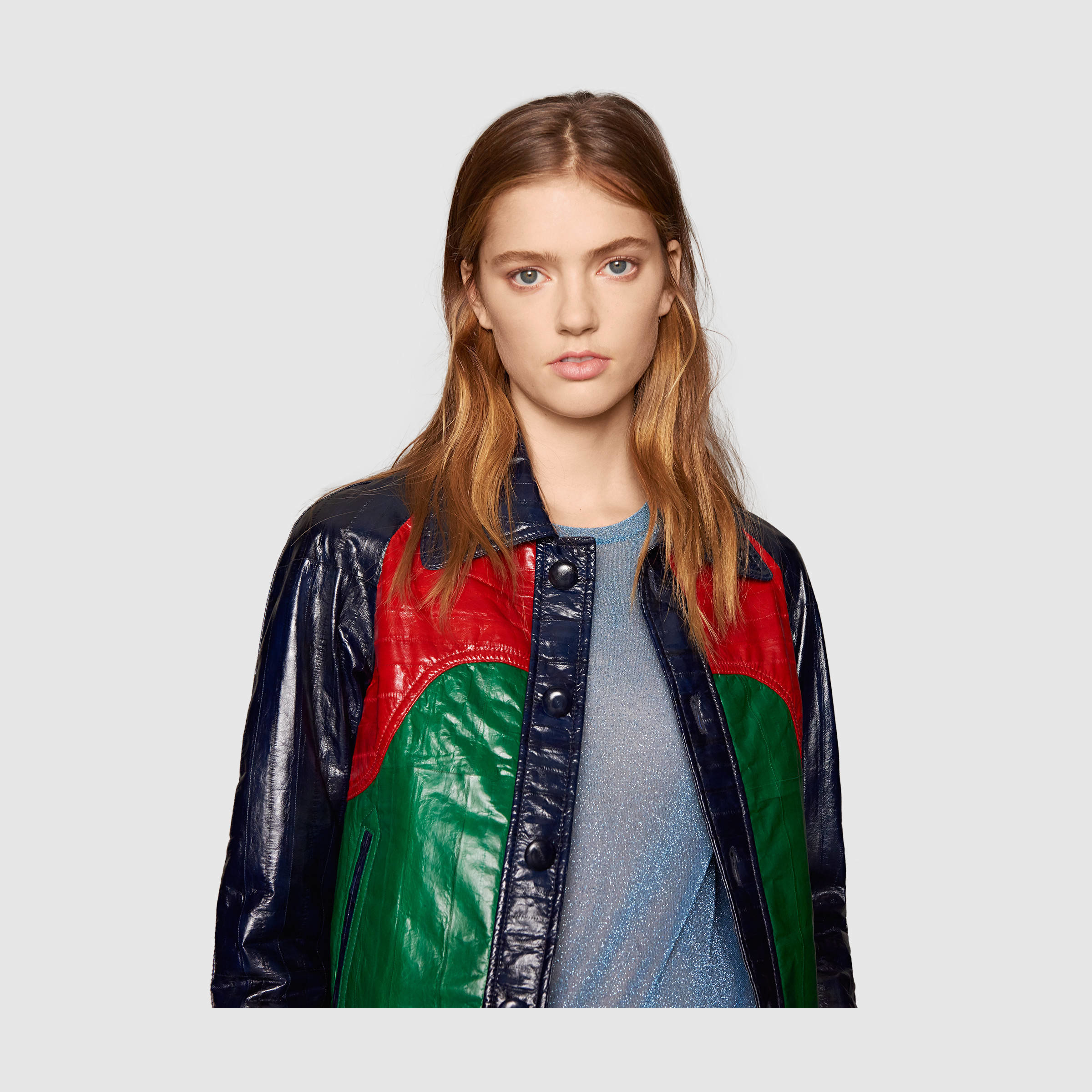 gucci jacket green red