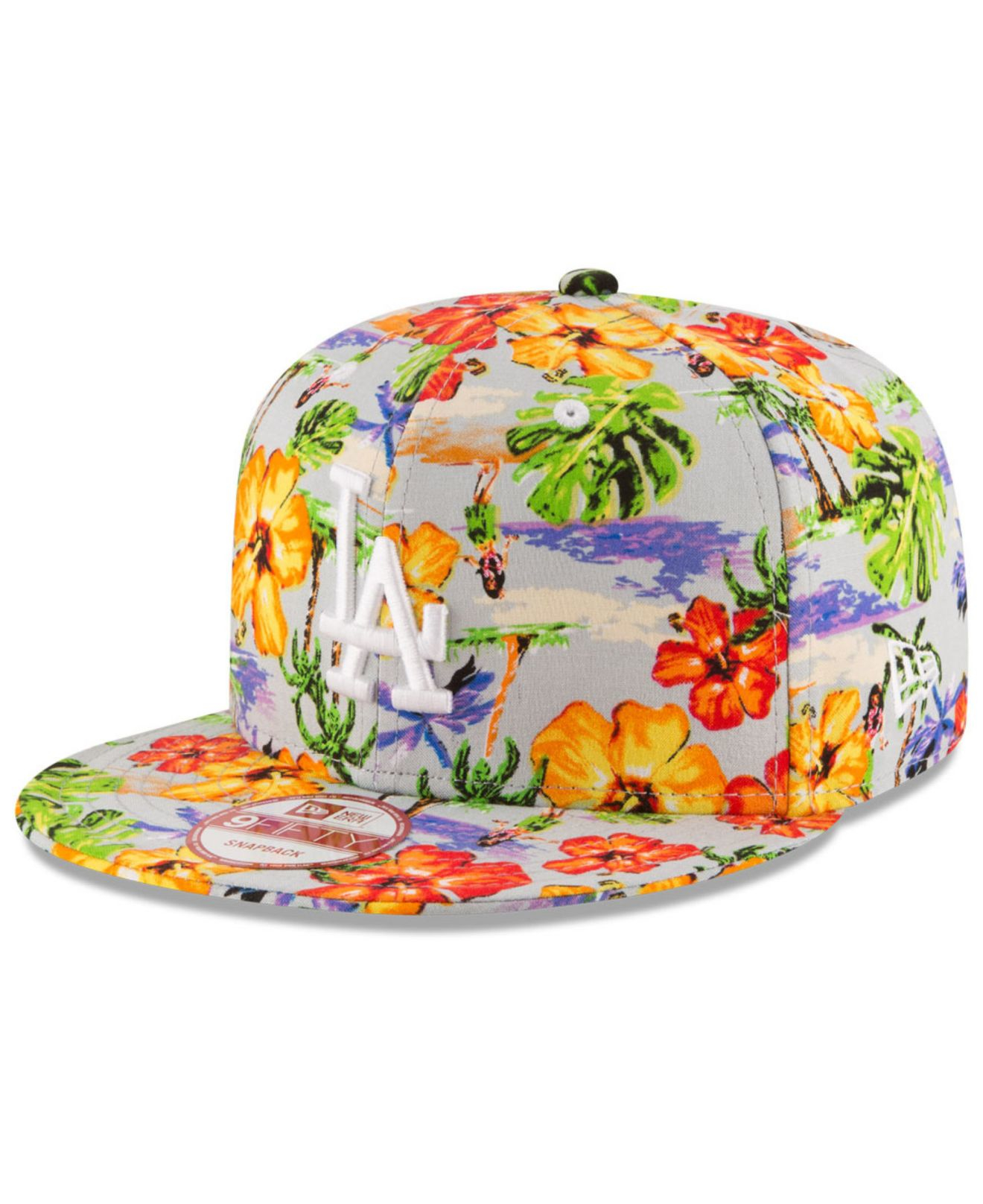 dodgers floral hat