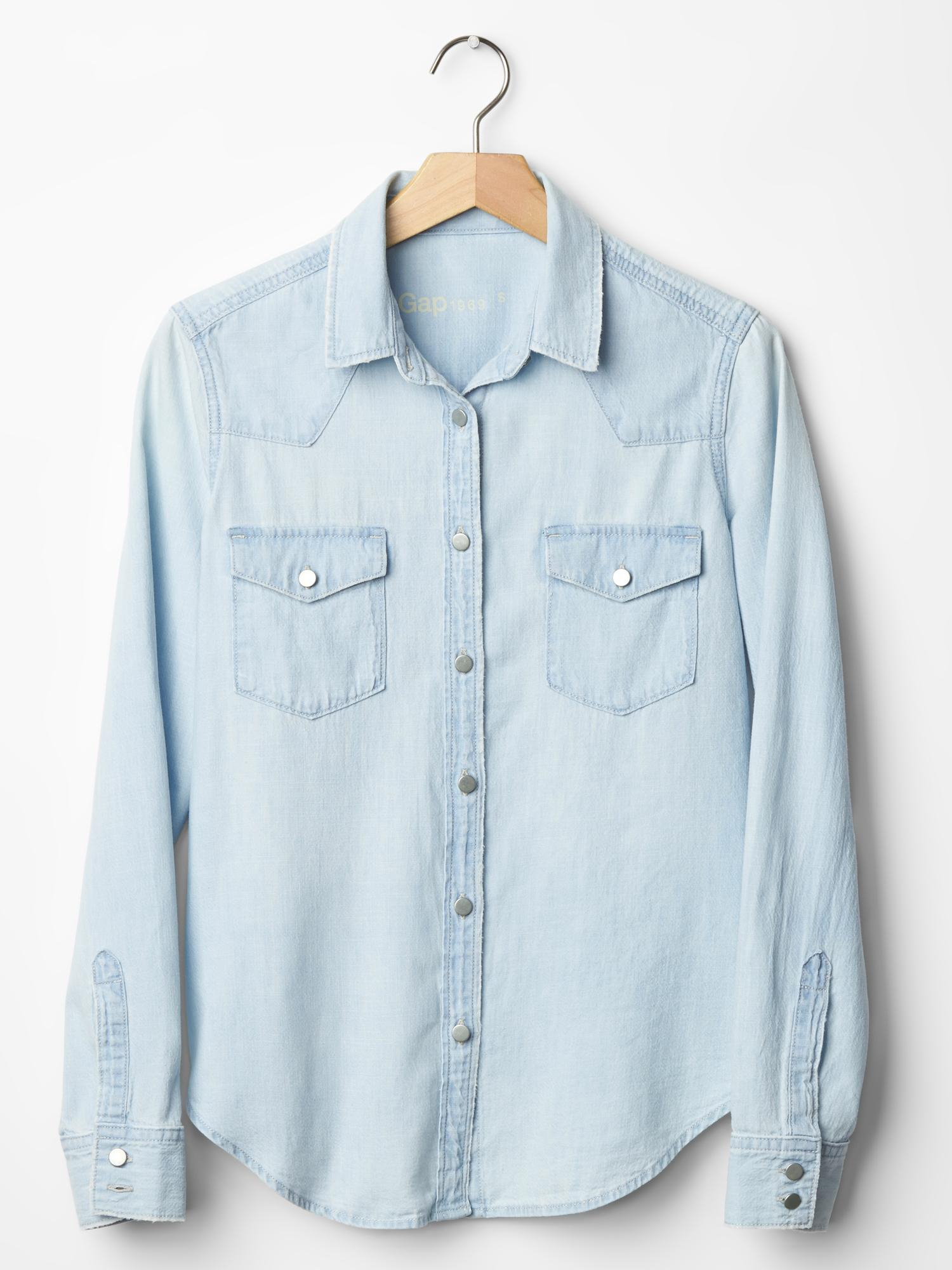 Gap 1969 Western Denim Shirt in Blue Lyst