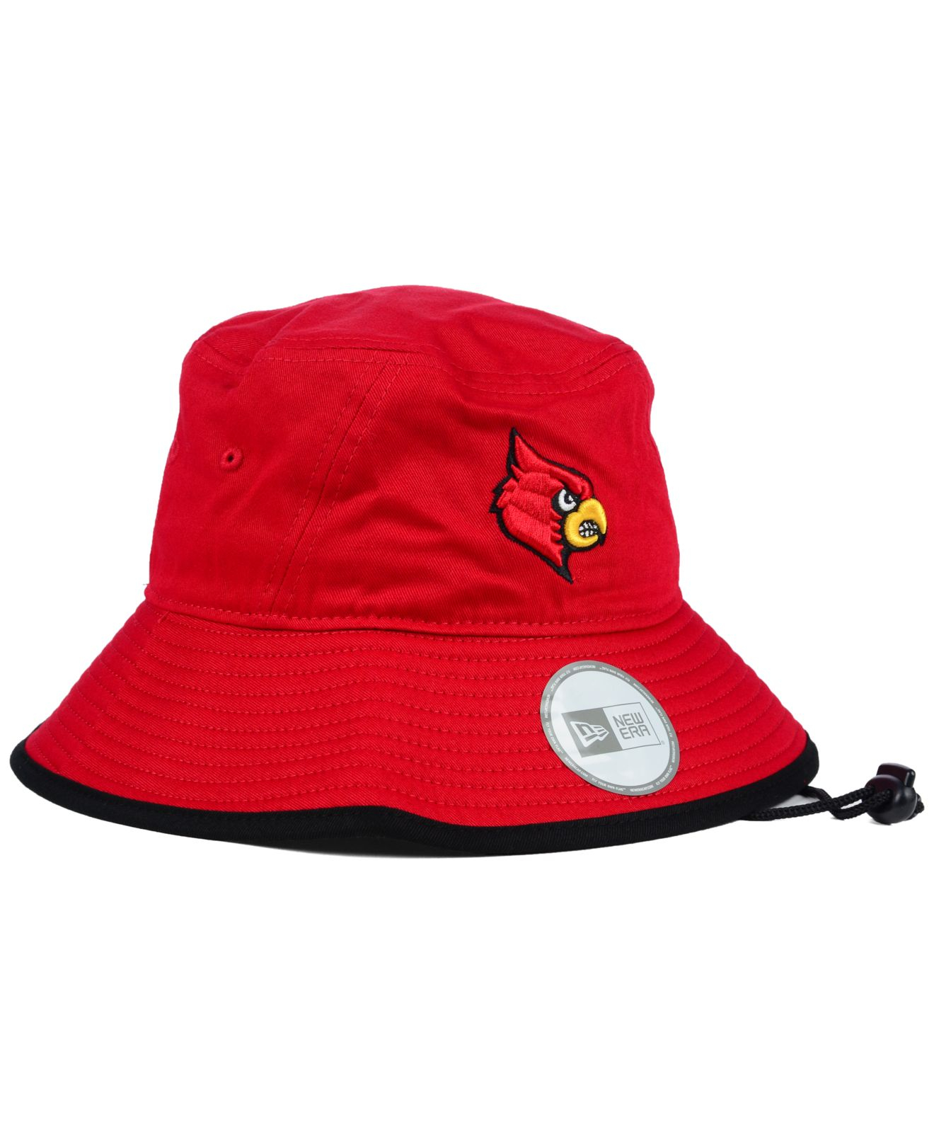 KTZ Louisville Cardinals Tip Bucket Hat in Red for Men | Lyst