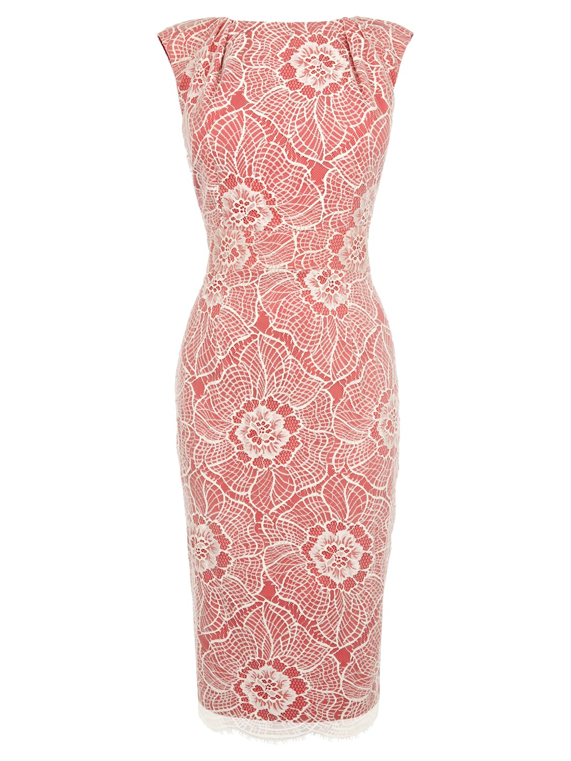 coast pink lace dress