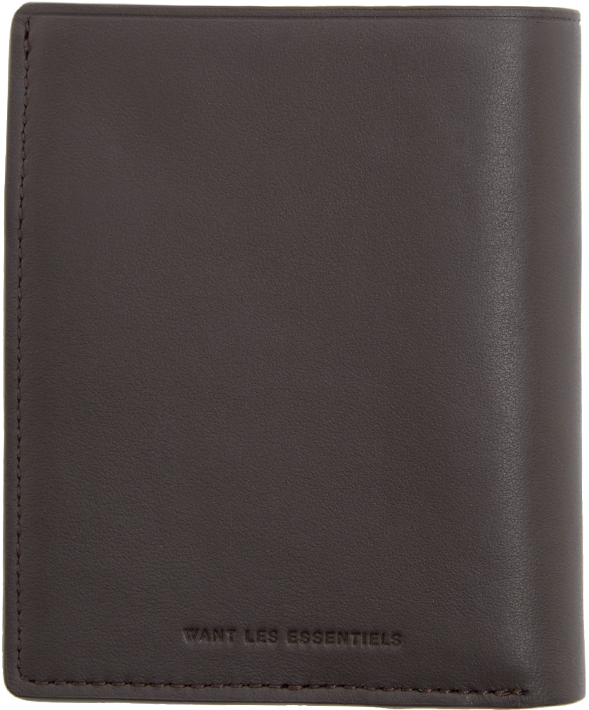 Want Les Essentiels De La Vie Brown Leather Bifold Bradley Wallet For Men Lyst