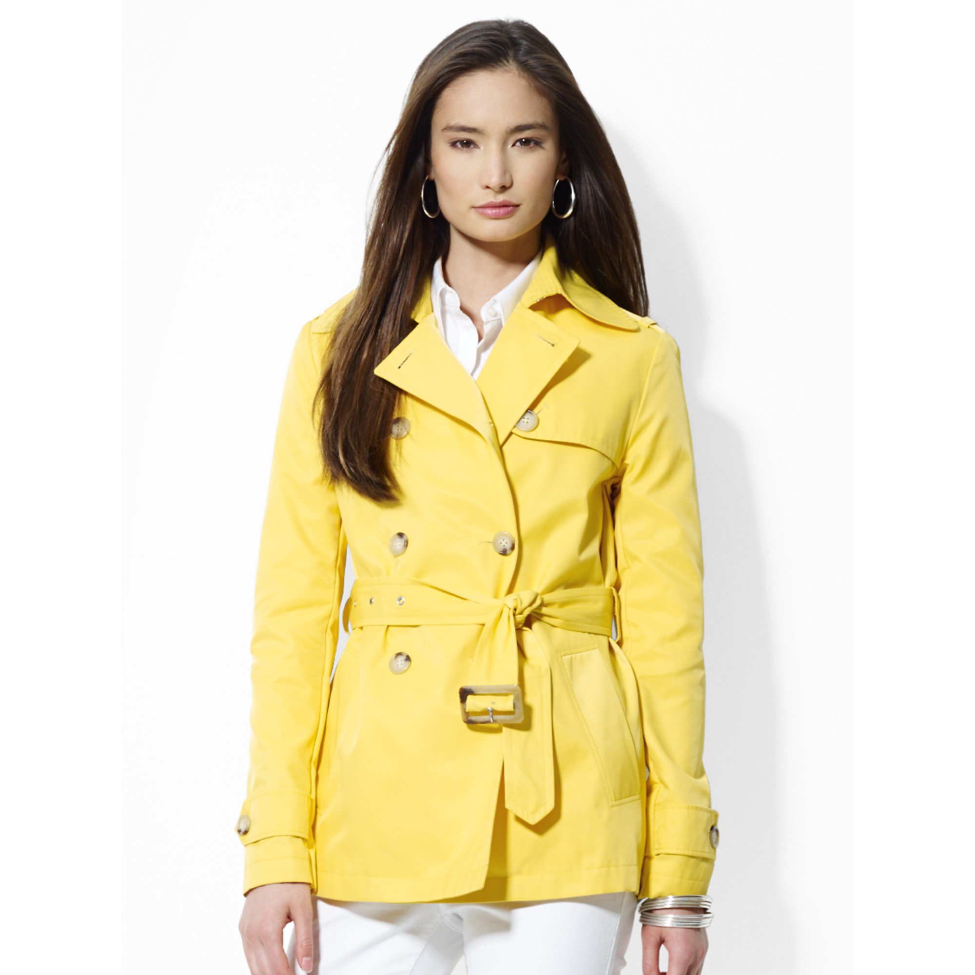 ralph lauren yellow raincoat