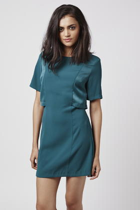 topshop teal dress