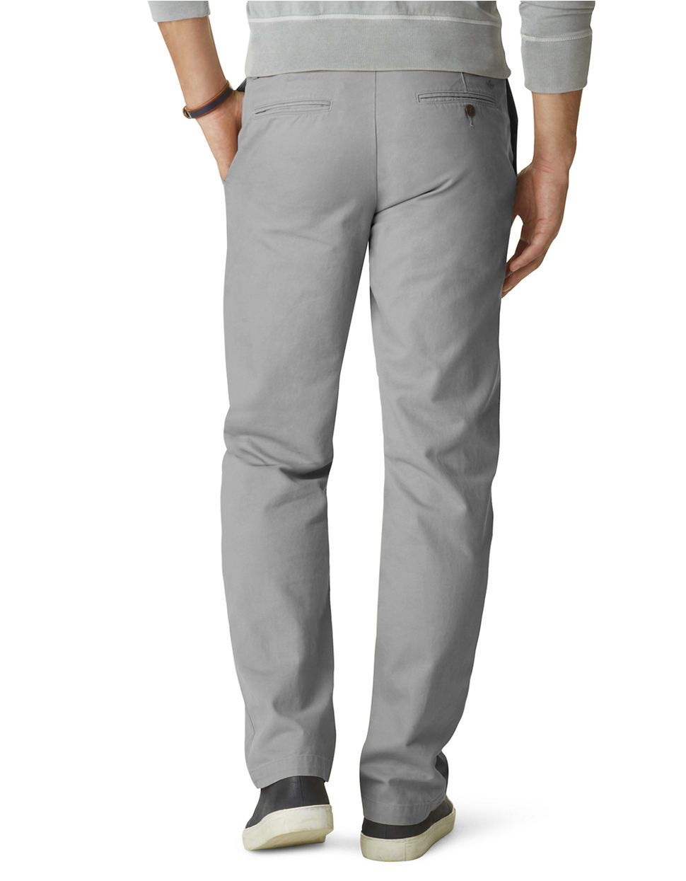 Dockers Classic Fit Limestone Twill Pants in Gray for Men - Lyst