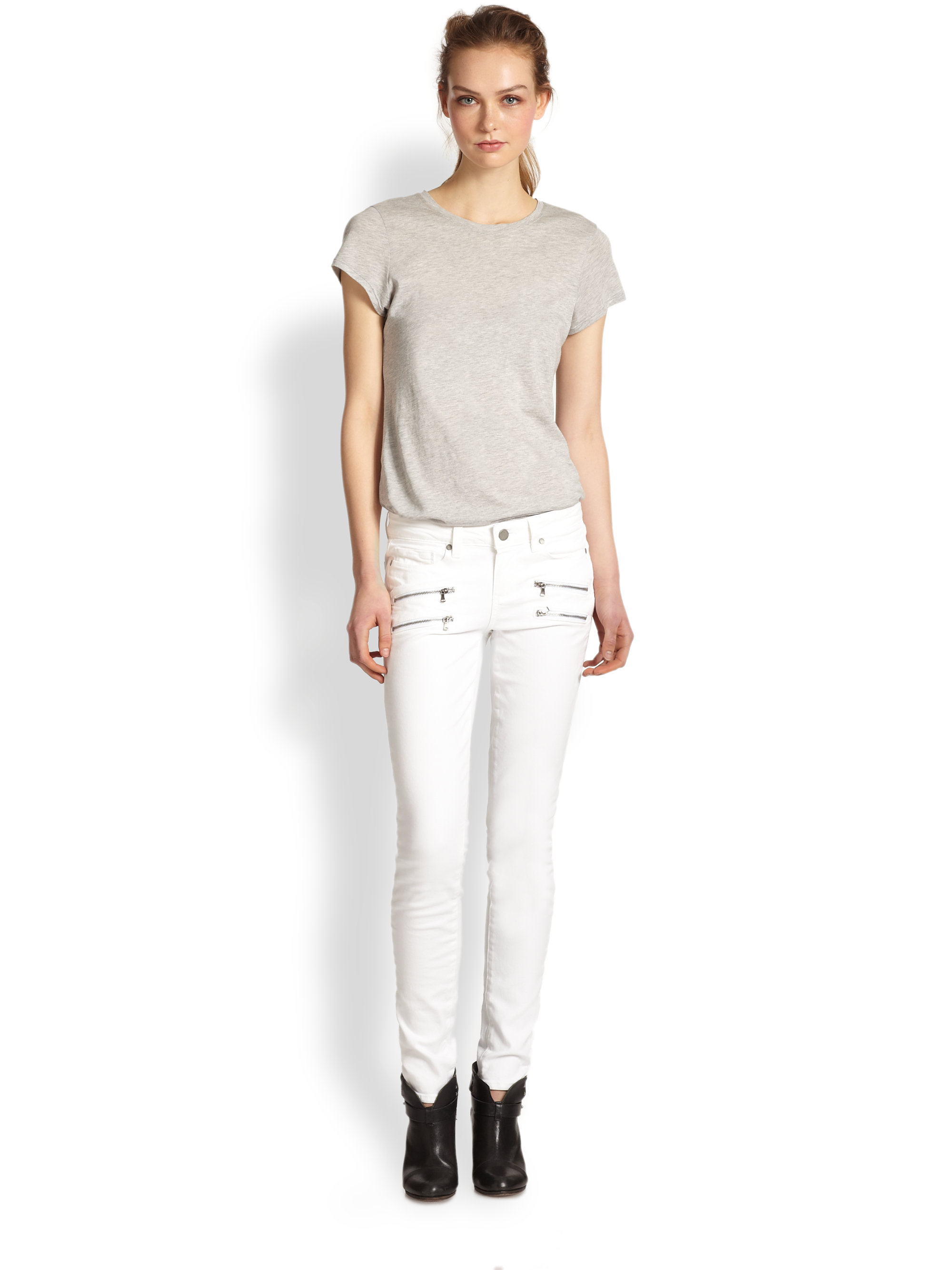 paige white jeans
