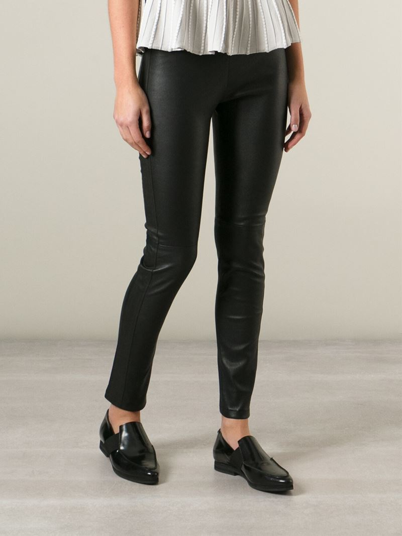 armani leather pants