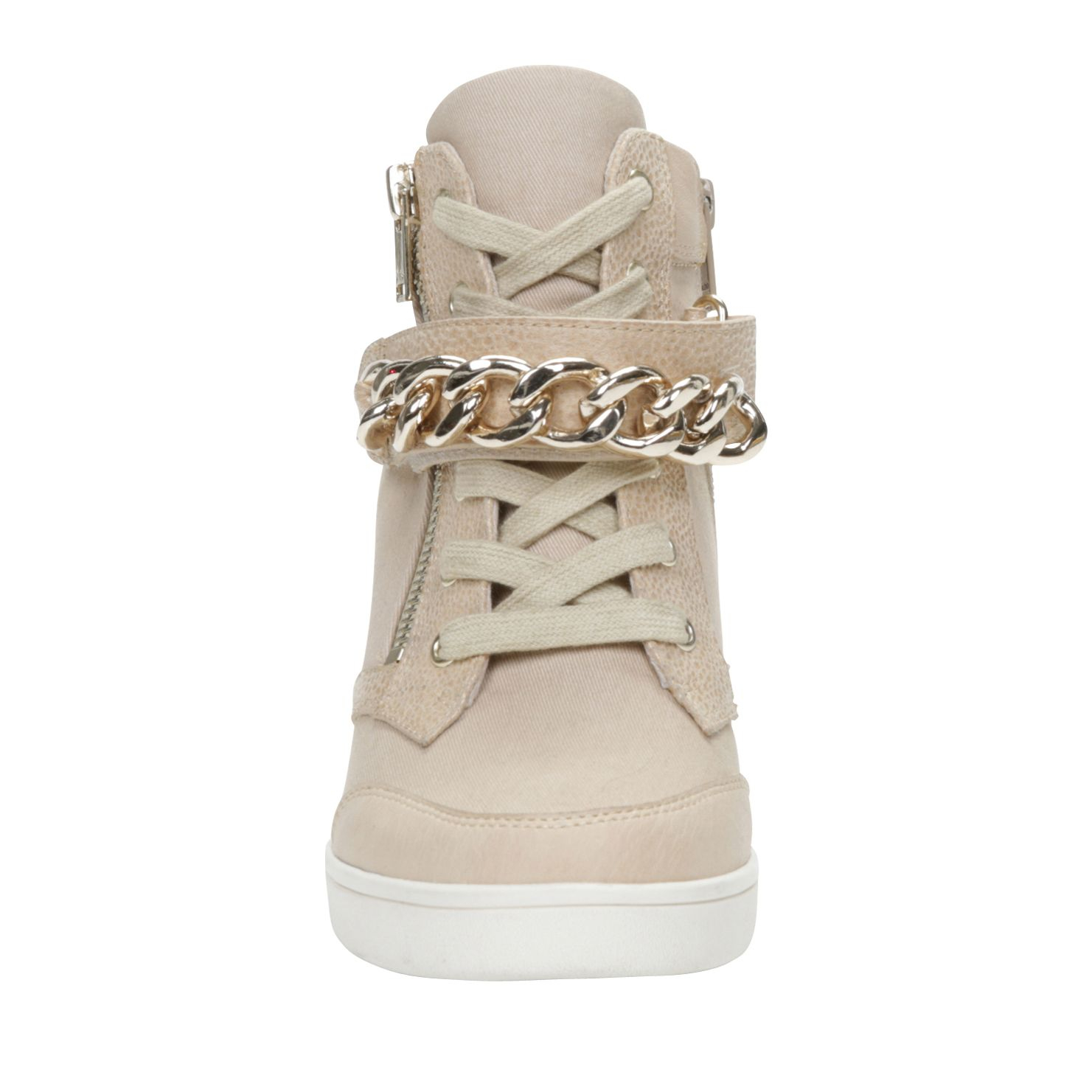 aldo white wedge sneakers