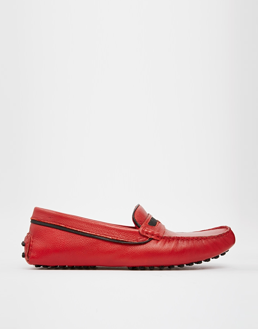 red leather shoes for men
