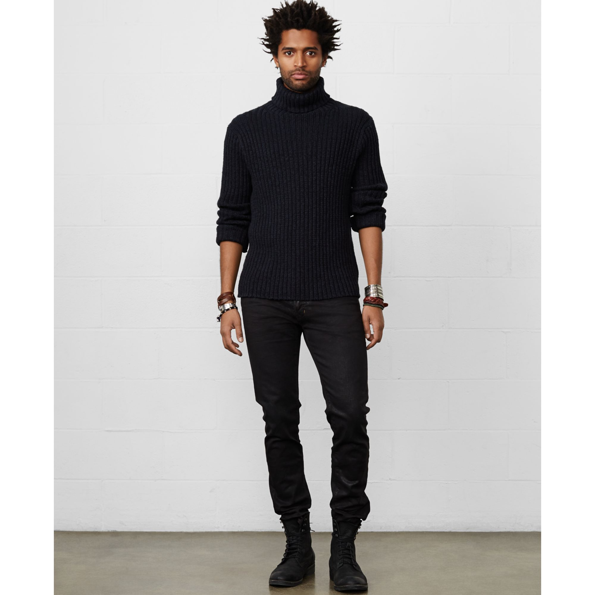 ralph lauren men's turtleneck sweater