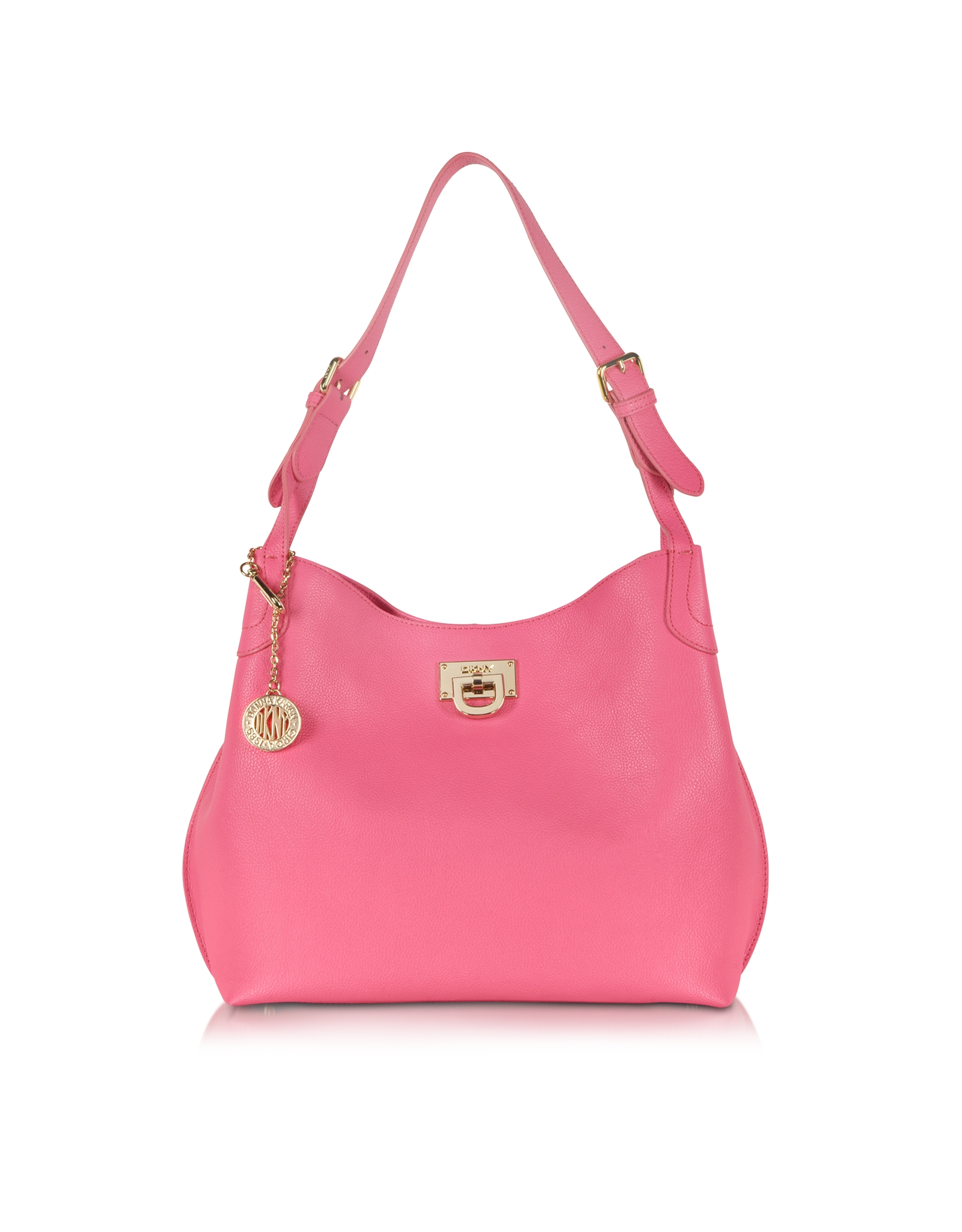 Lyst Dkny Chelsea Leather Hobo Bag in Pink