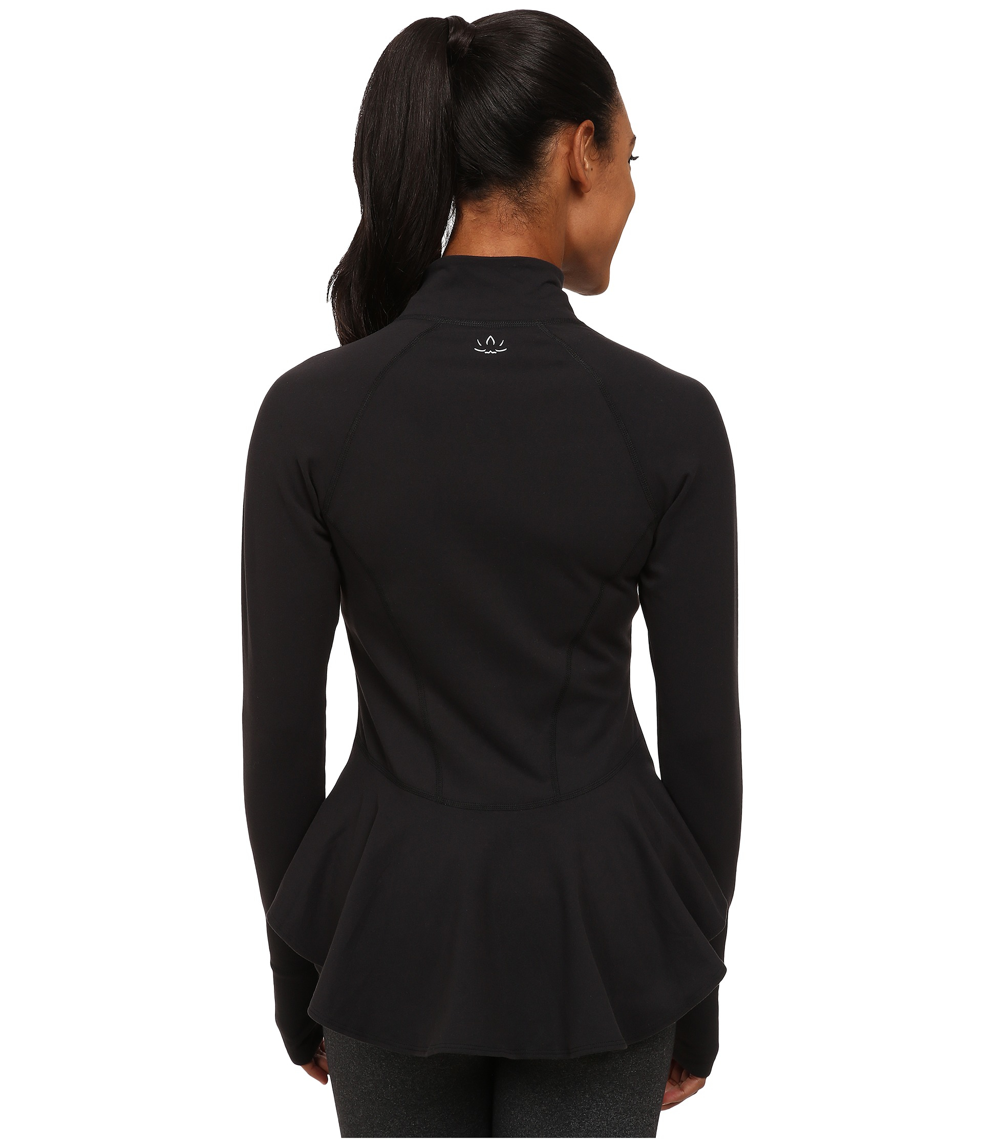 beyond yoga peplum jacket