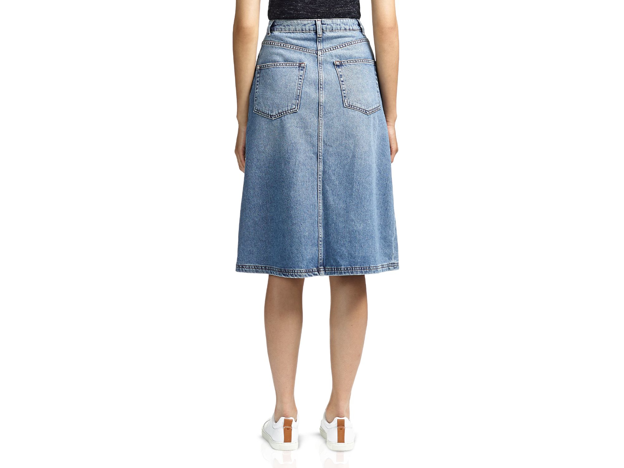 Shop by category Find white denim a line skirt at ShopStyle. Shop the latest collection of white denim a line skirt from the most popular stores - all in one place.