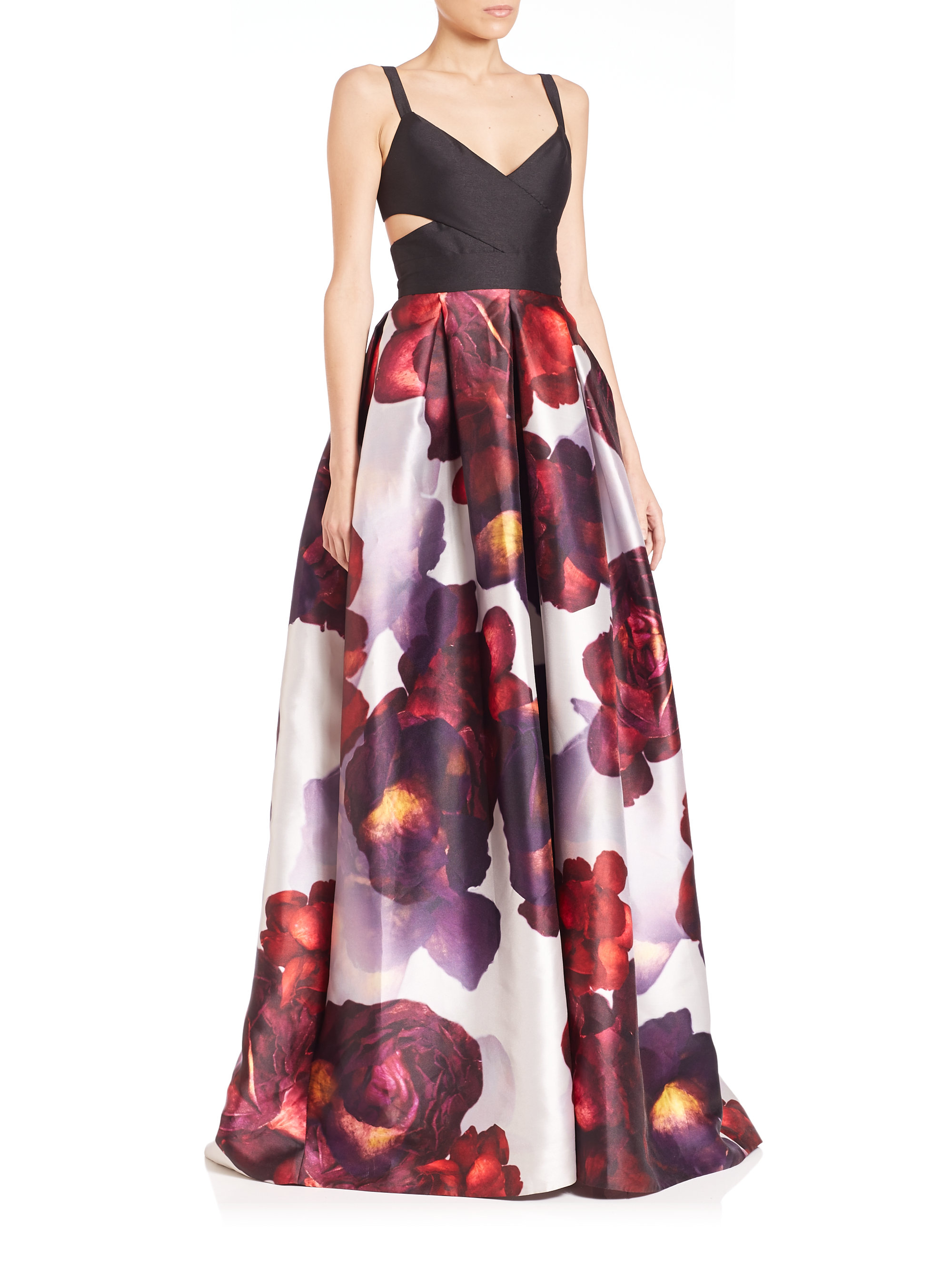 Monique Lhuillier Flower Dress