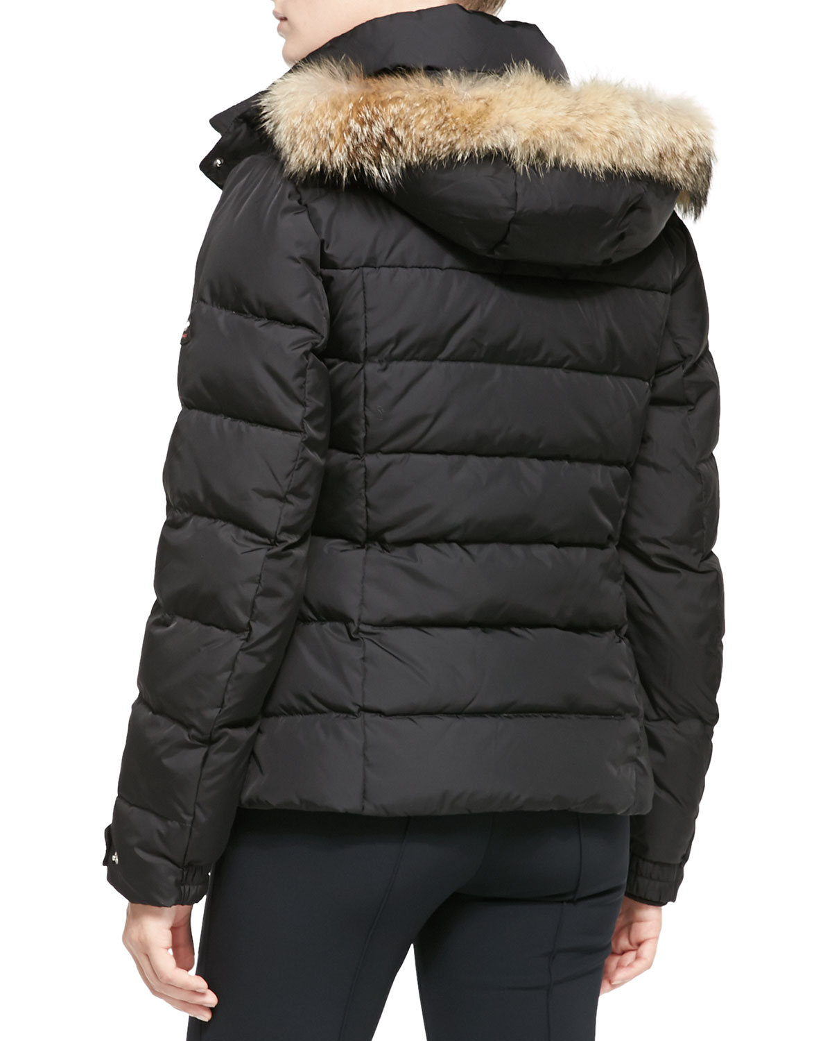 Lyst - Bogner Sale Puffer Fur-Trim Hooded Jacket in Black