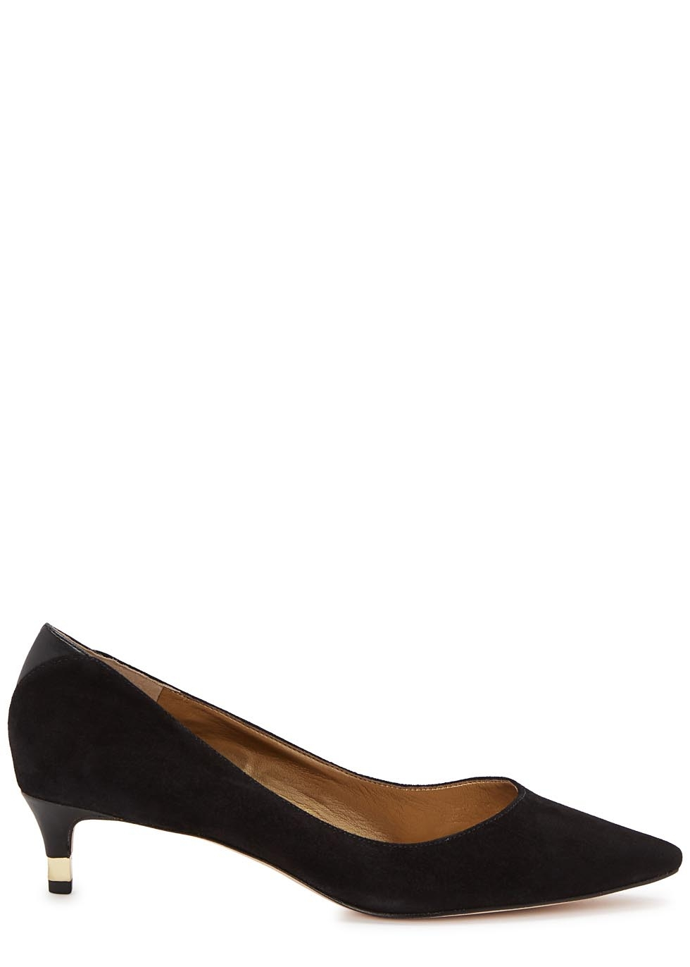 Sam Edelman Laura Black Suede Pumps Lyst
