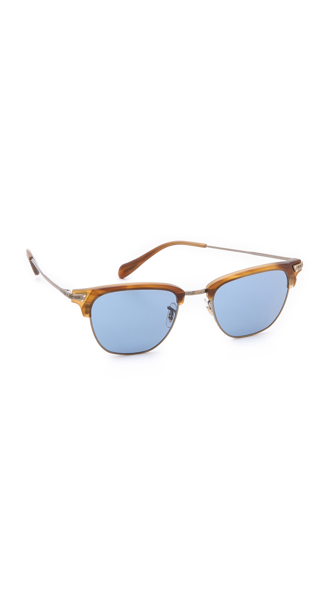 Oliver Peoples Banks Sun Sunglasses in Natural | Lyst