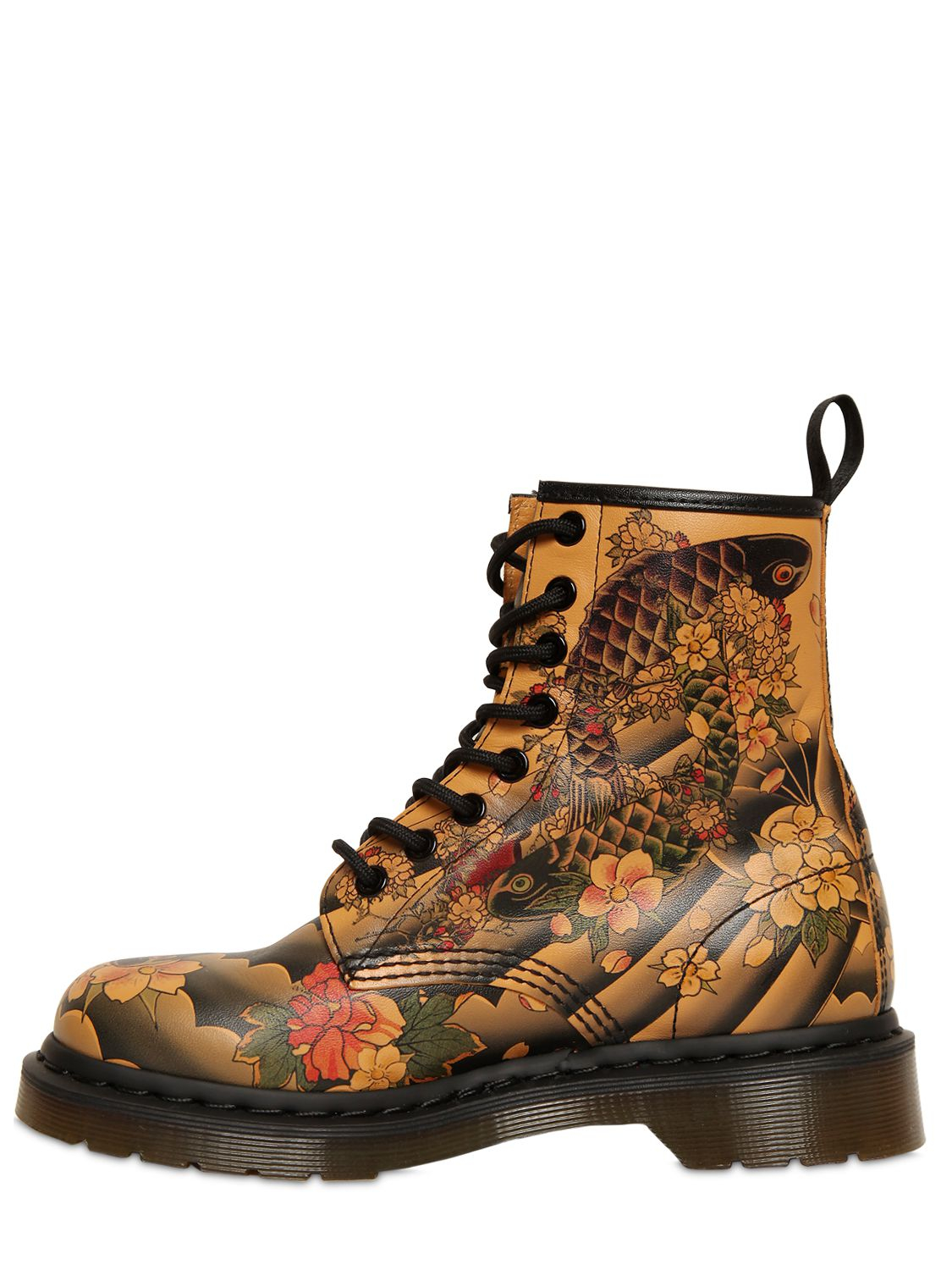 dr martens patterned shoes