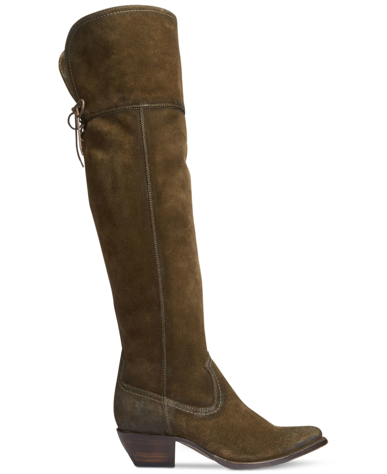 frye over the knee suede boots